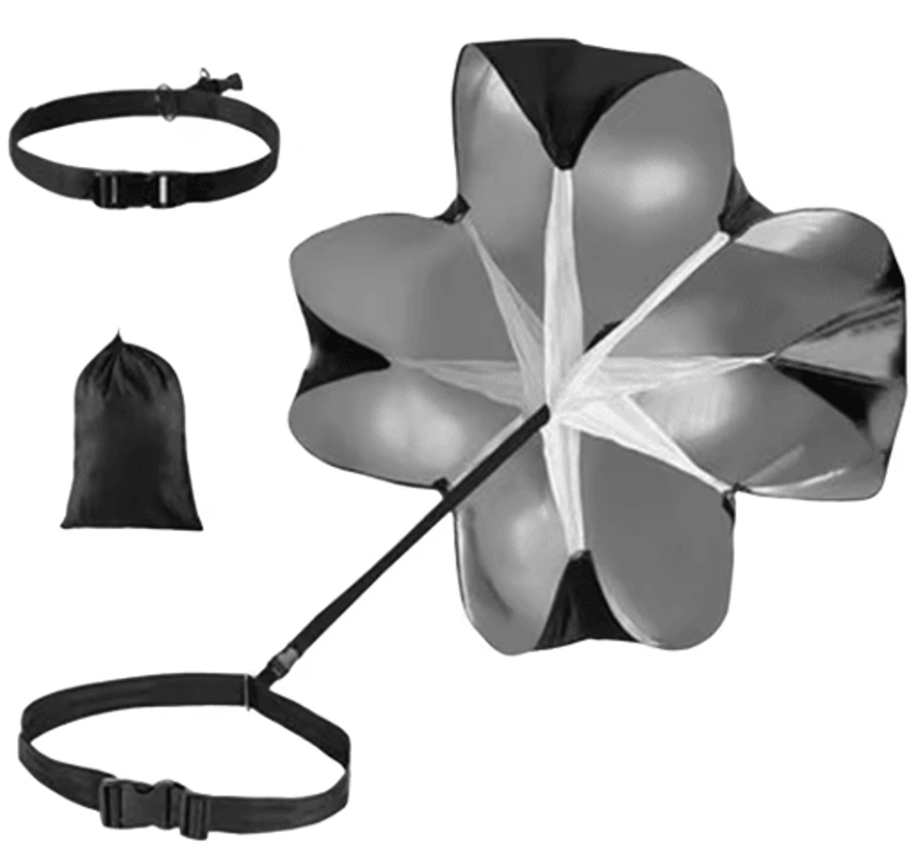 Kids Speed Training Parachute  Adjustable Running Resistance Belt 1