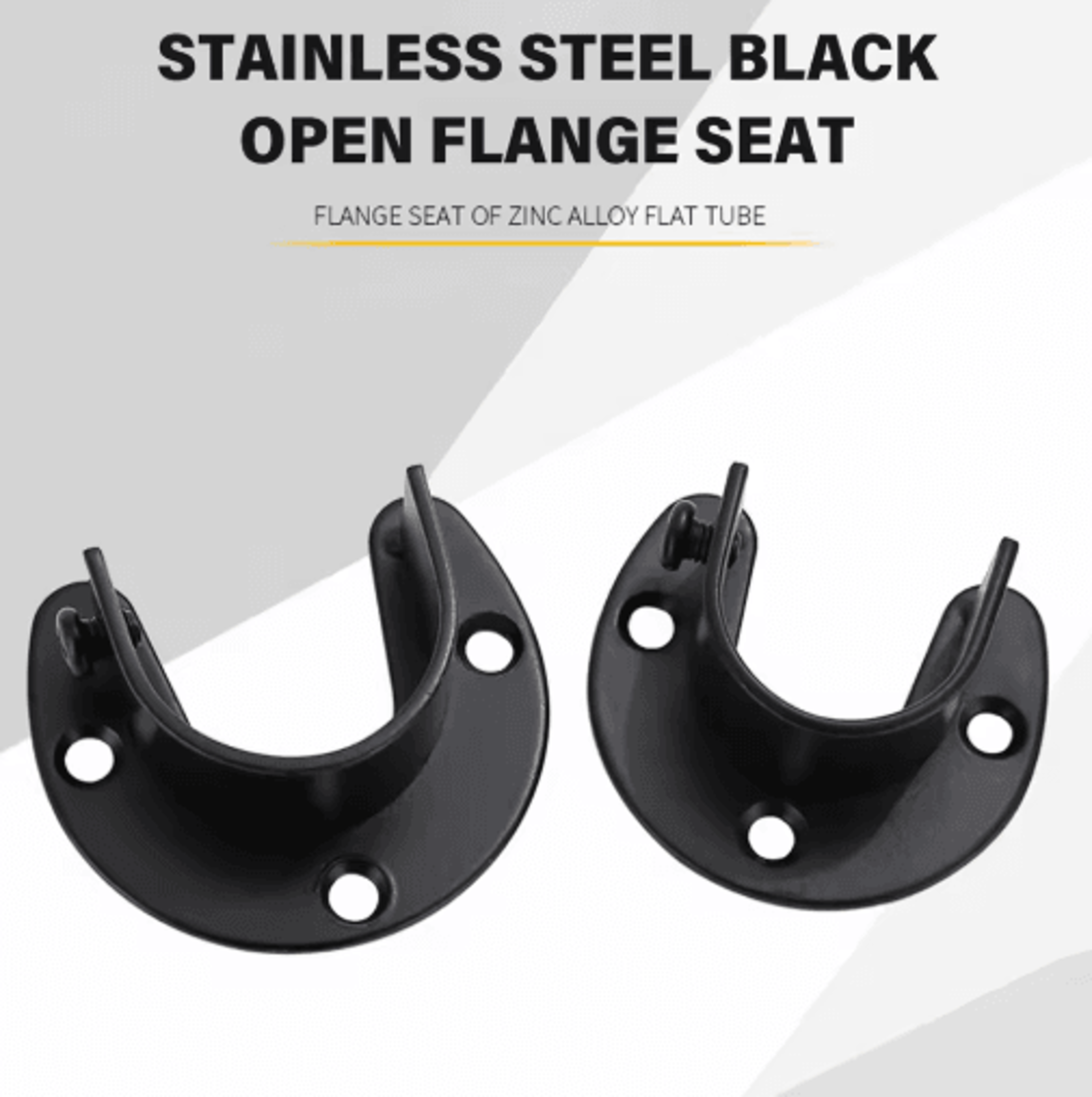 Heavy Duty Closet Rod Bracket  Secure End Support With Screws 6