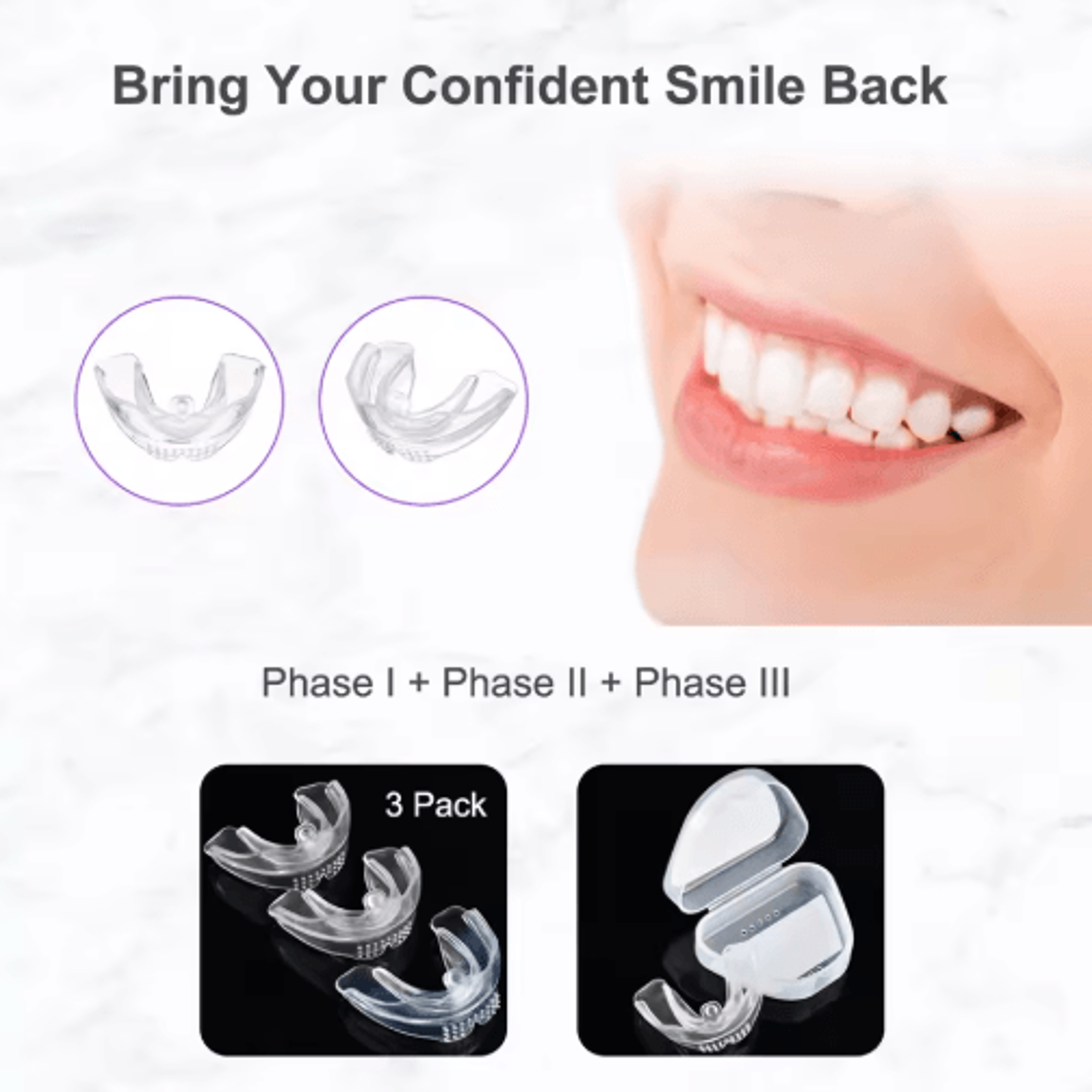 Transparent Orthodontic Aligner Tray  Soft  Hard Dental Retainer Appliance 3
