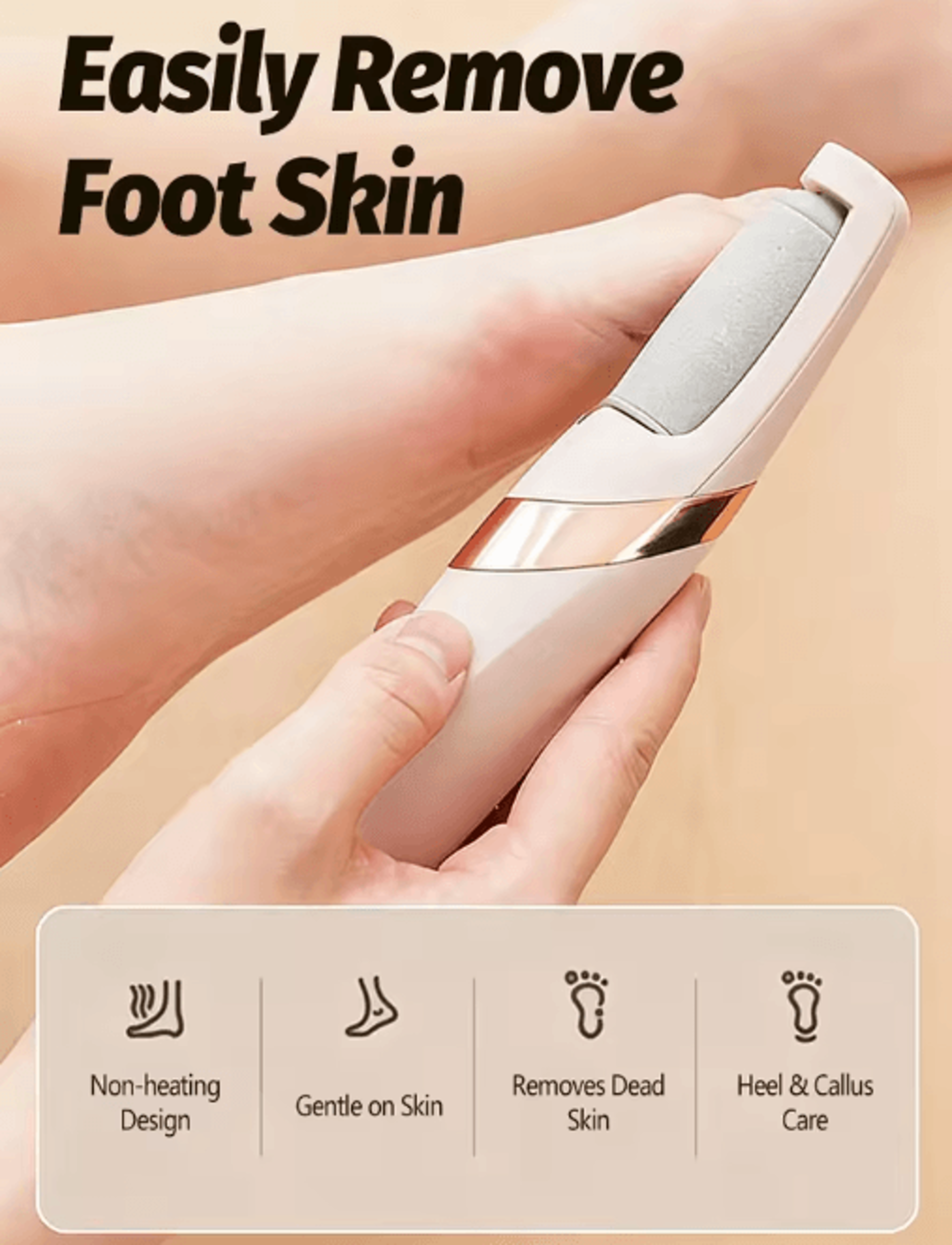 Automatic Electric Foot File  Callus Remover  Foot Scrubber 6