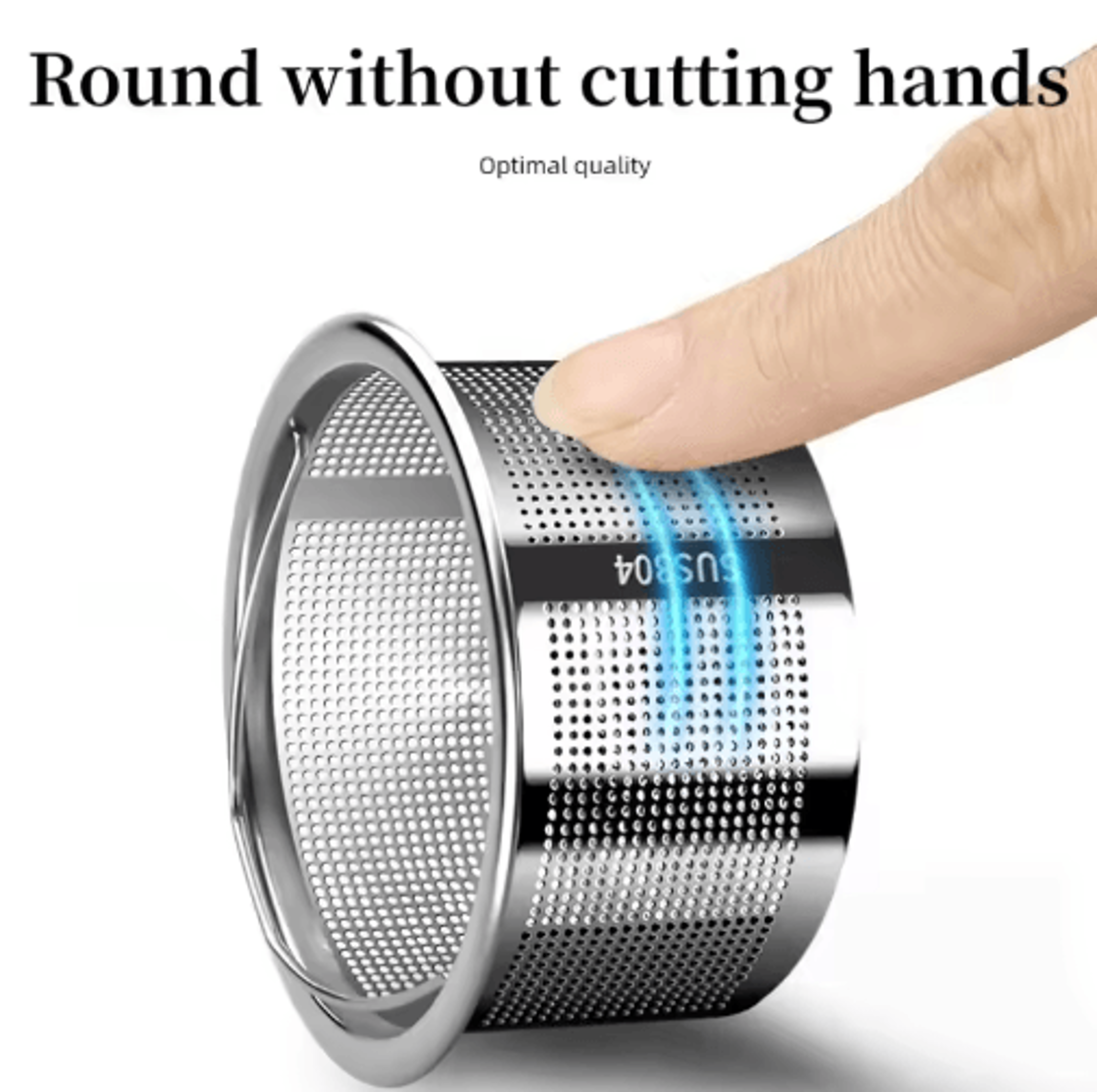 Stainless Steel Kitchen Sink Strainer  Drain Filter Basket With Handle 6