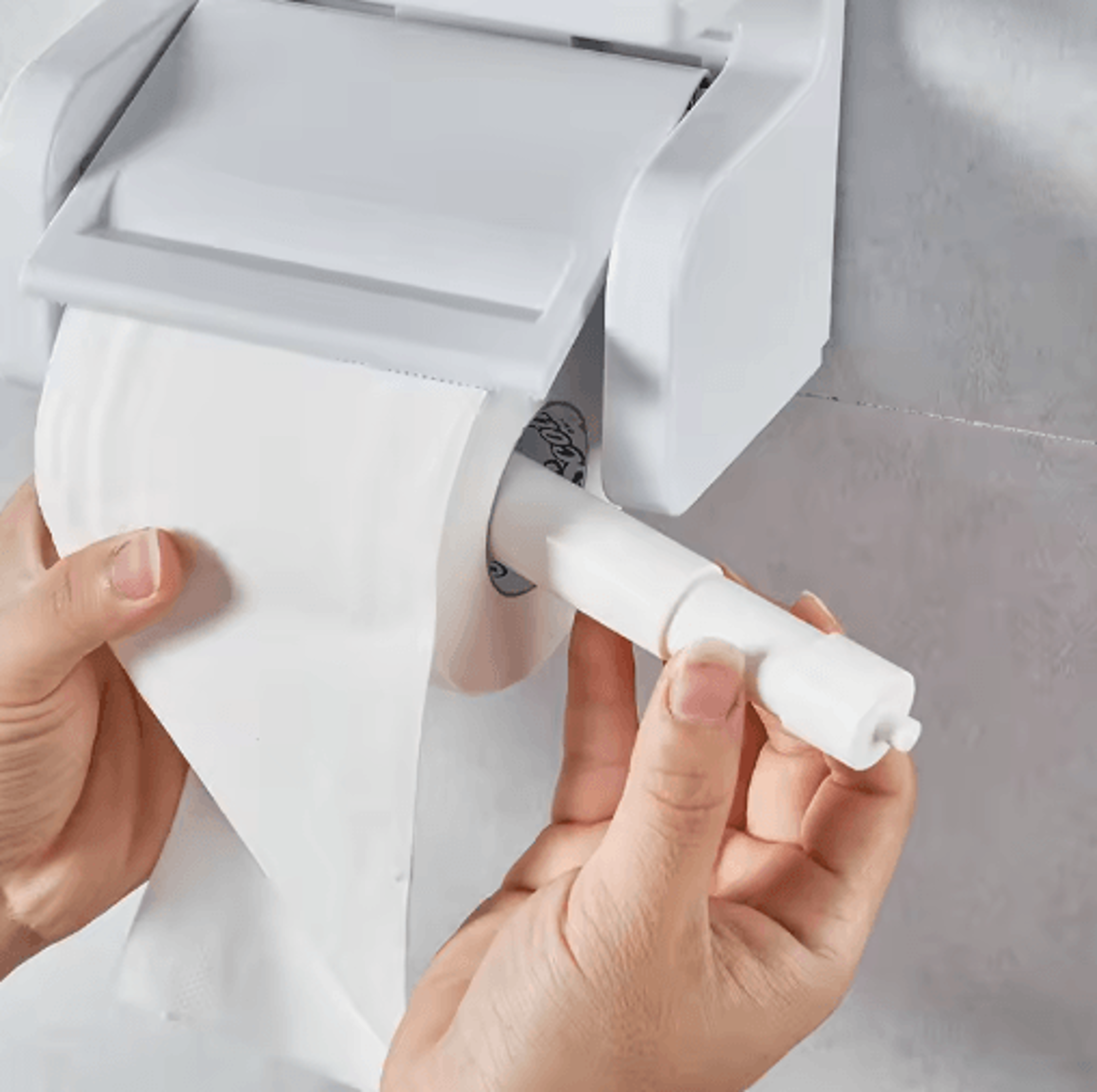 Adjustable Toilet Paper Holder Spindle  SpringLoaded Replacement Roll Shaft 9