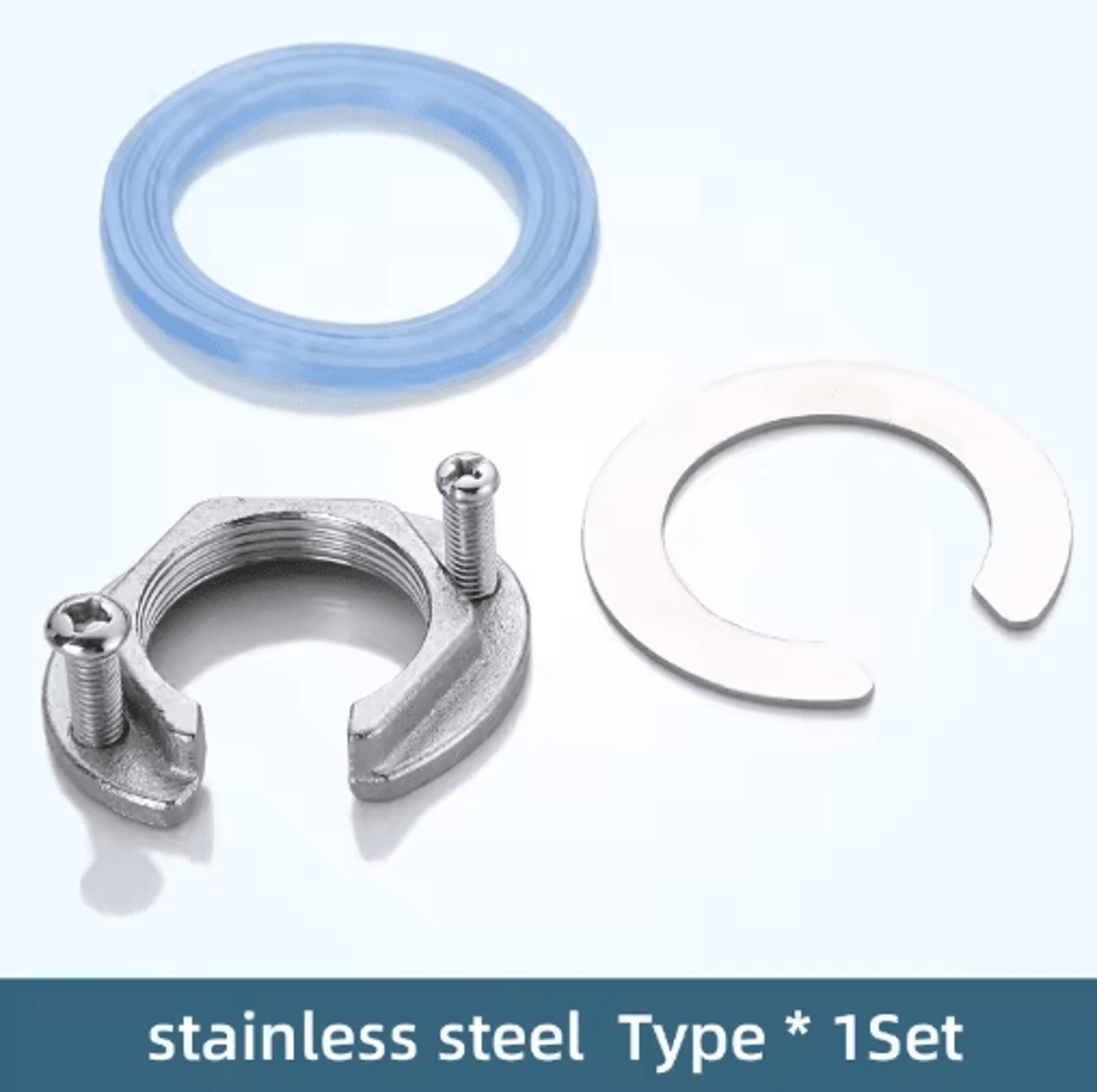 CType Faucet Fixing Nut  Tap Fastening Washer  Circlip Kit 4