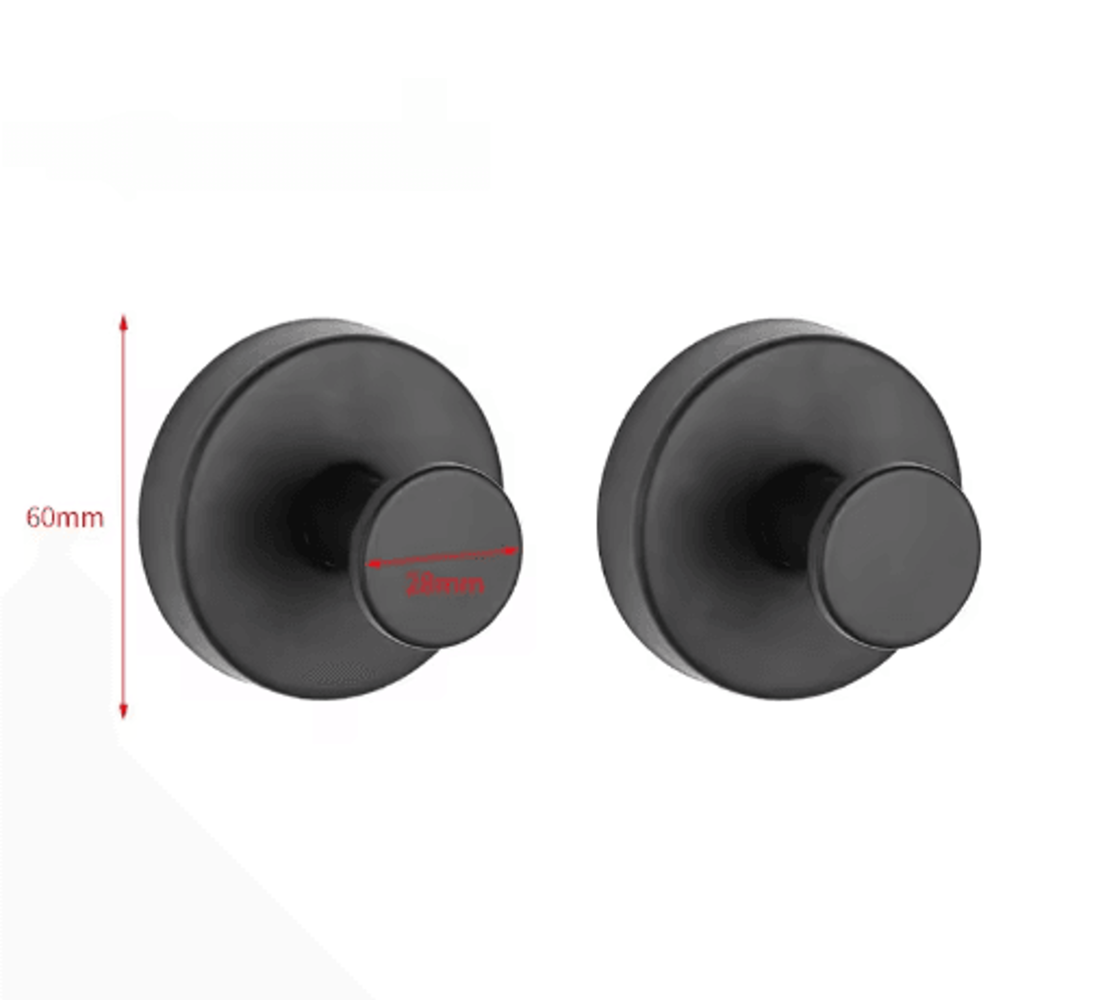 Waterproof Suction Cup Hooks  NoDrill Towel  Robe Wall Holders 6