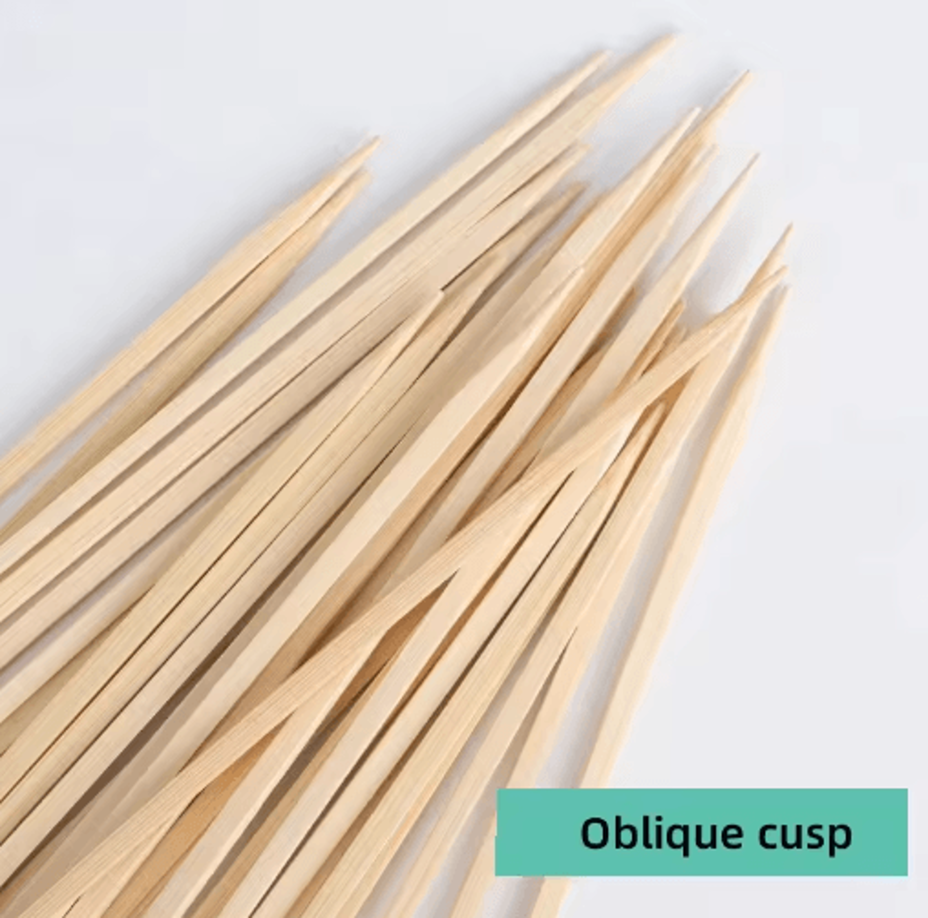 100200PCS Bamboo Fruit Sticks  Disposable Appetizer  Dessert Picks 7