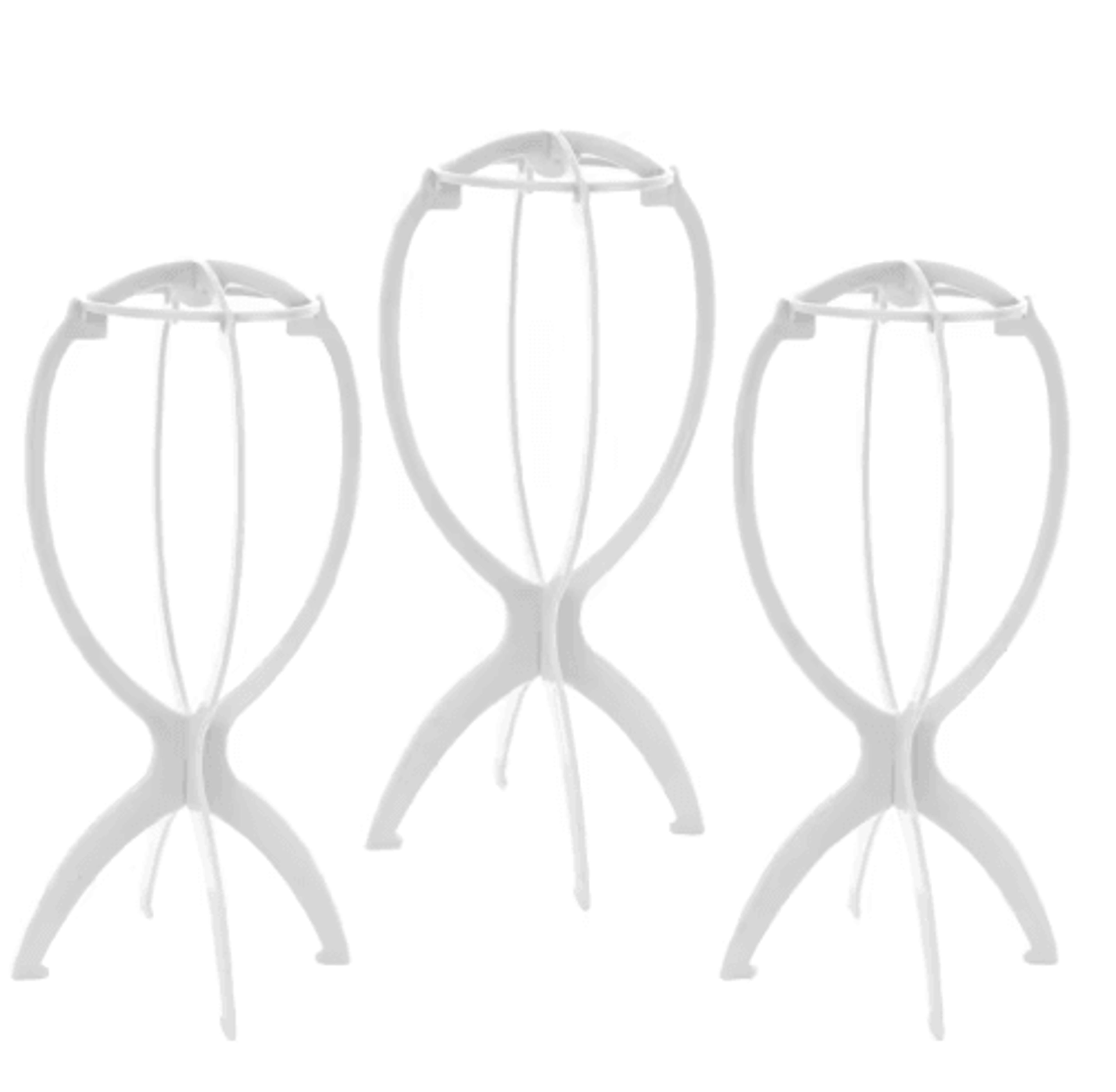 Portable Foldable Wig Stand  Travel Styling  Hat Storage Rack 4