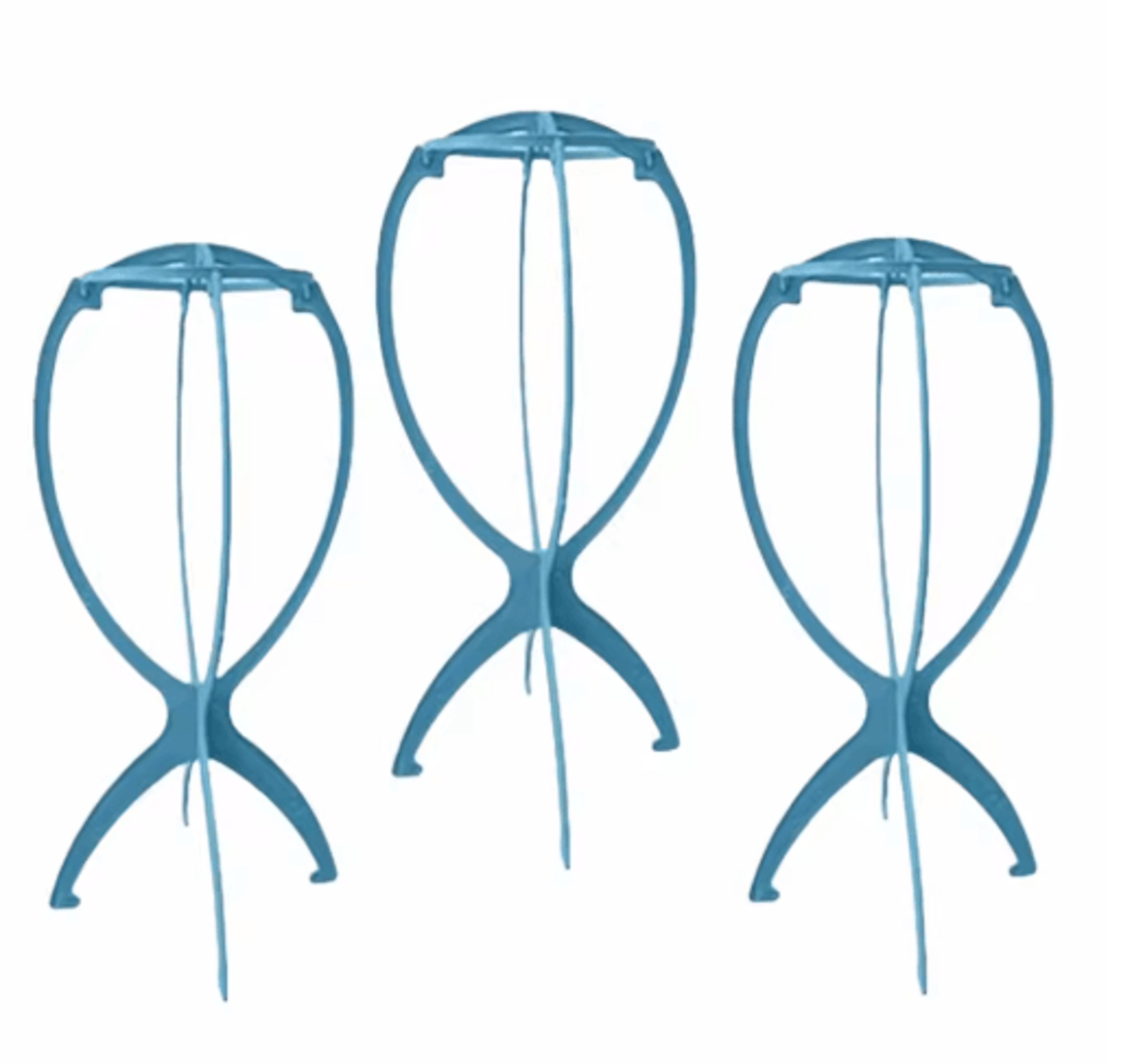 Portable Foldable Wig Stand  Travel Styling  Hat Storage Rack 3
