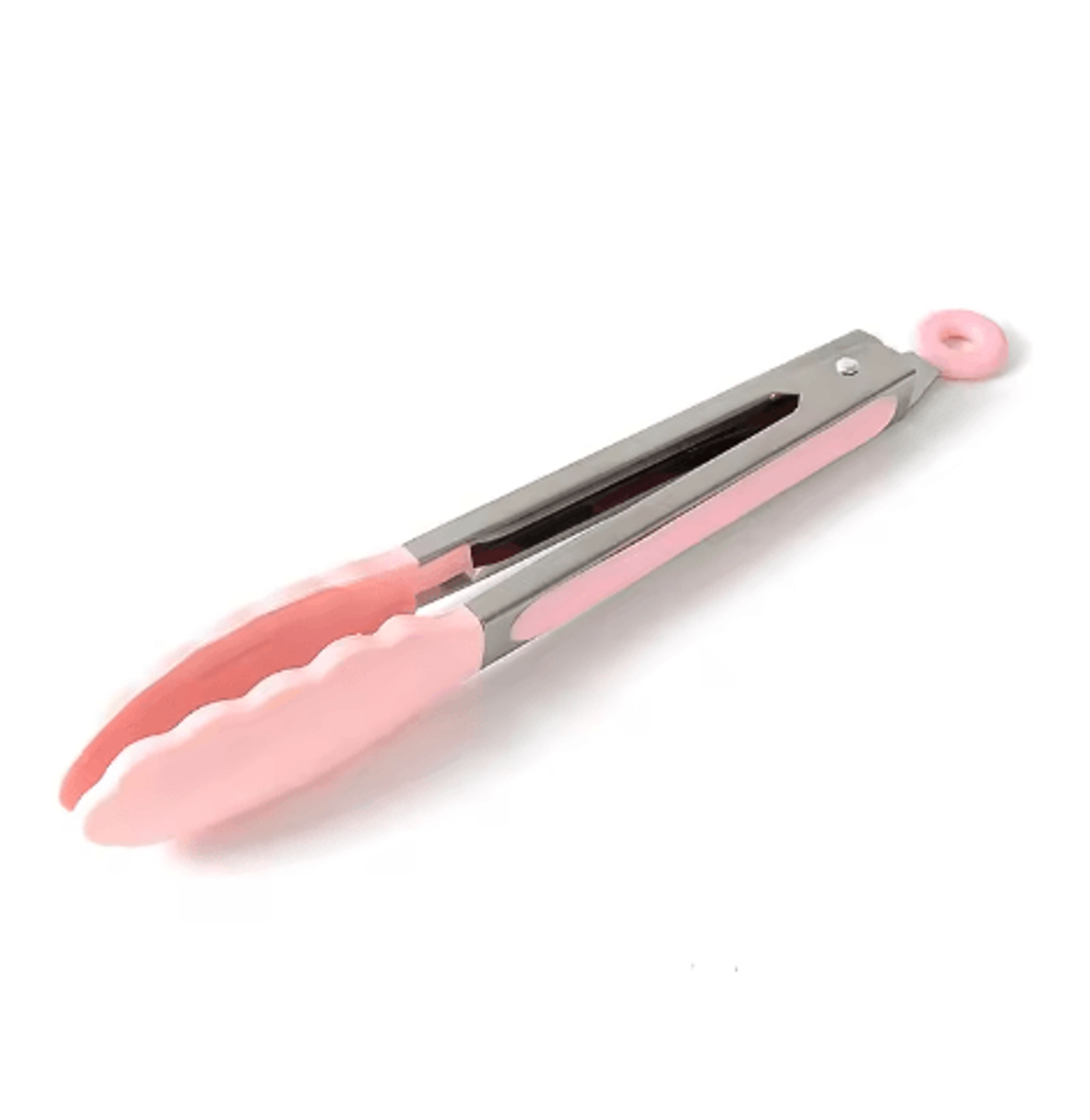 9Inch Stainless Steel Cooking Tongs  NonSlip Silicone Tip Kitchen Tongs 3