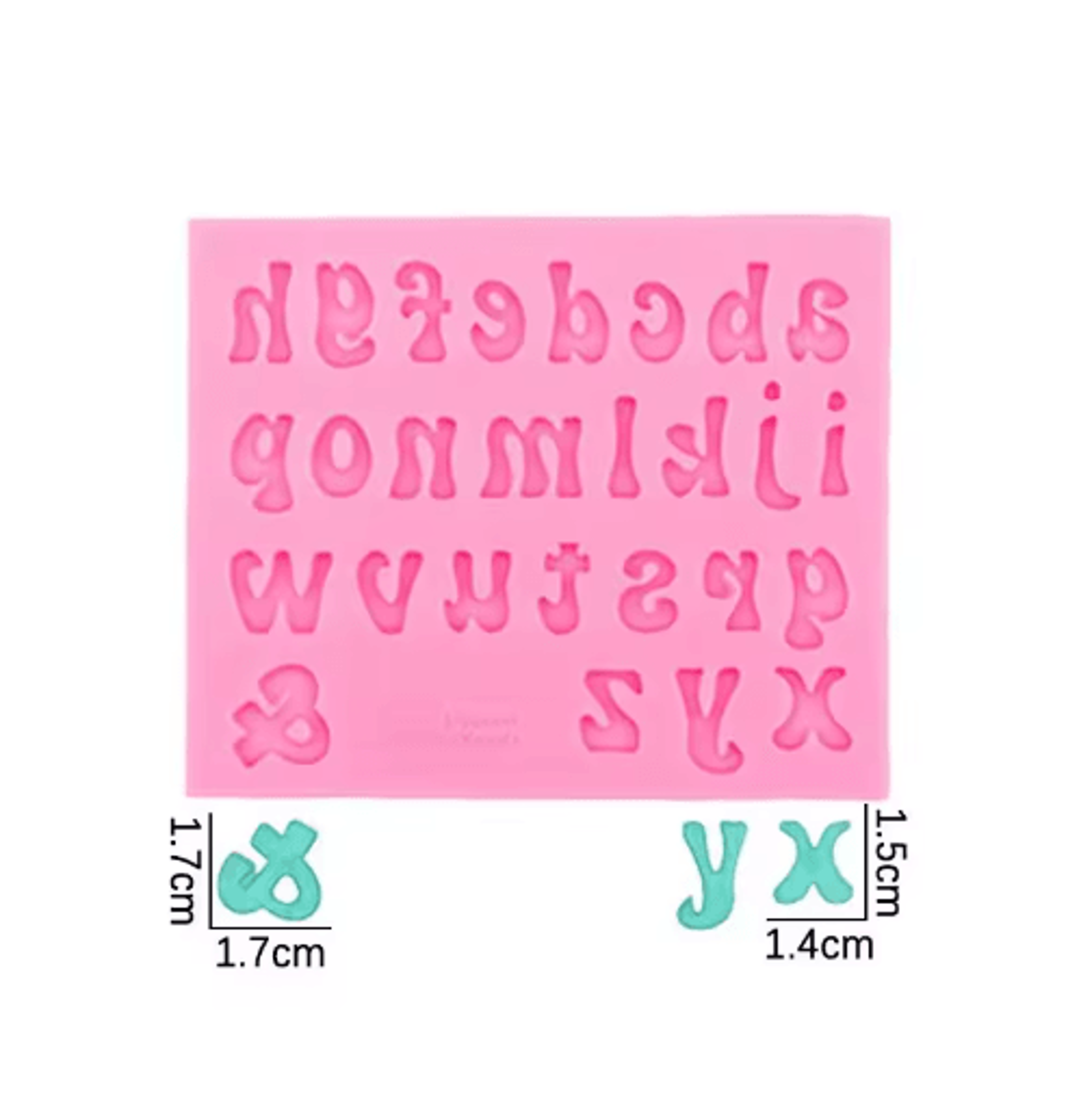 Alphanumeric Silicone Mold  Letters  Numbers Cake Decorating Tool 5
