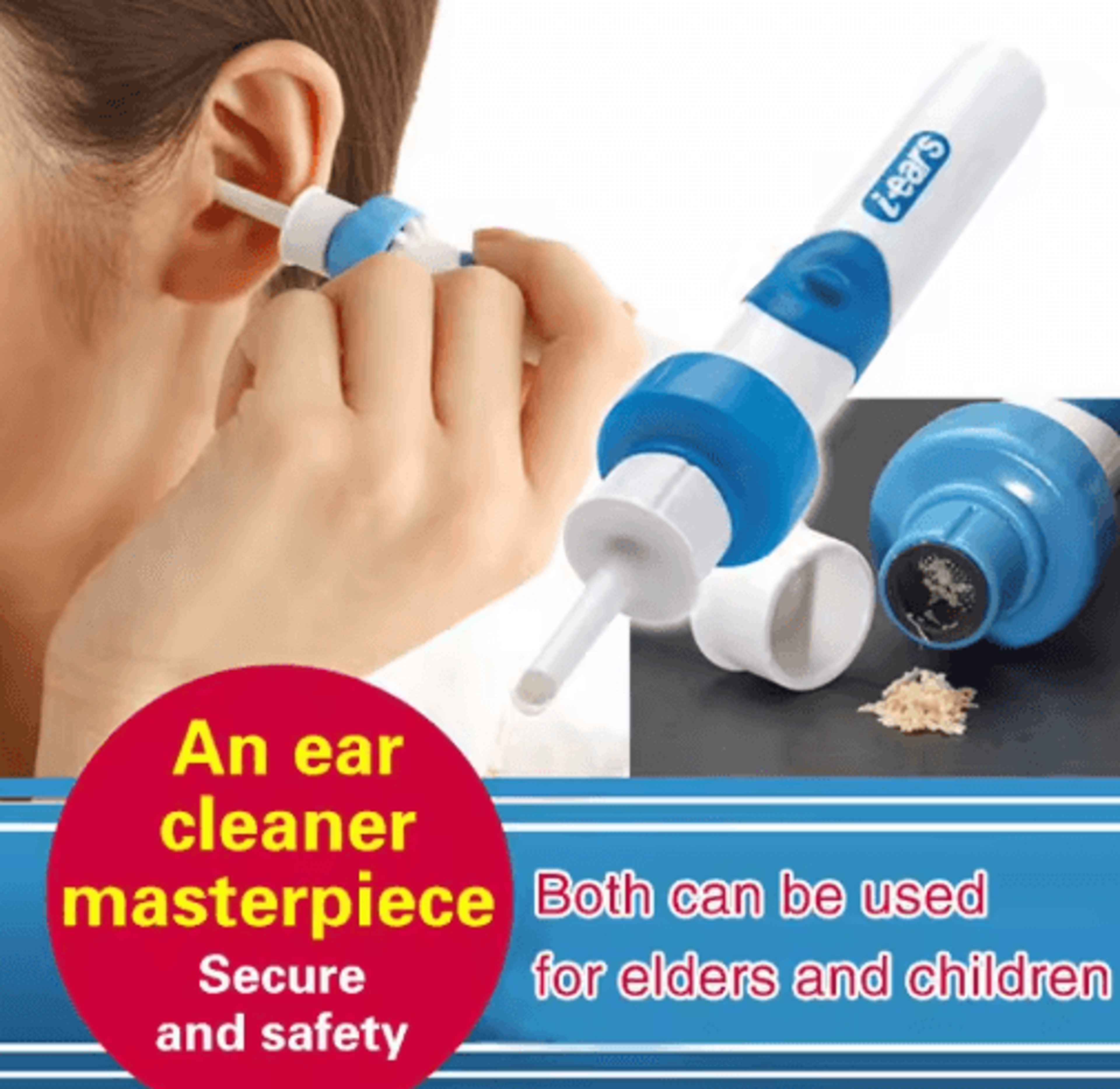 Portable Electric Ear Cleaner  SoftHead Automatic Ear Care Tool 8