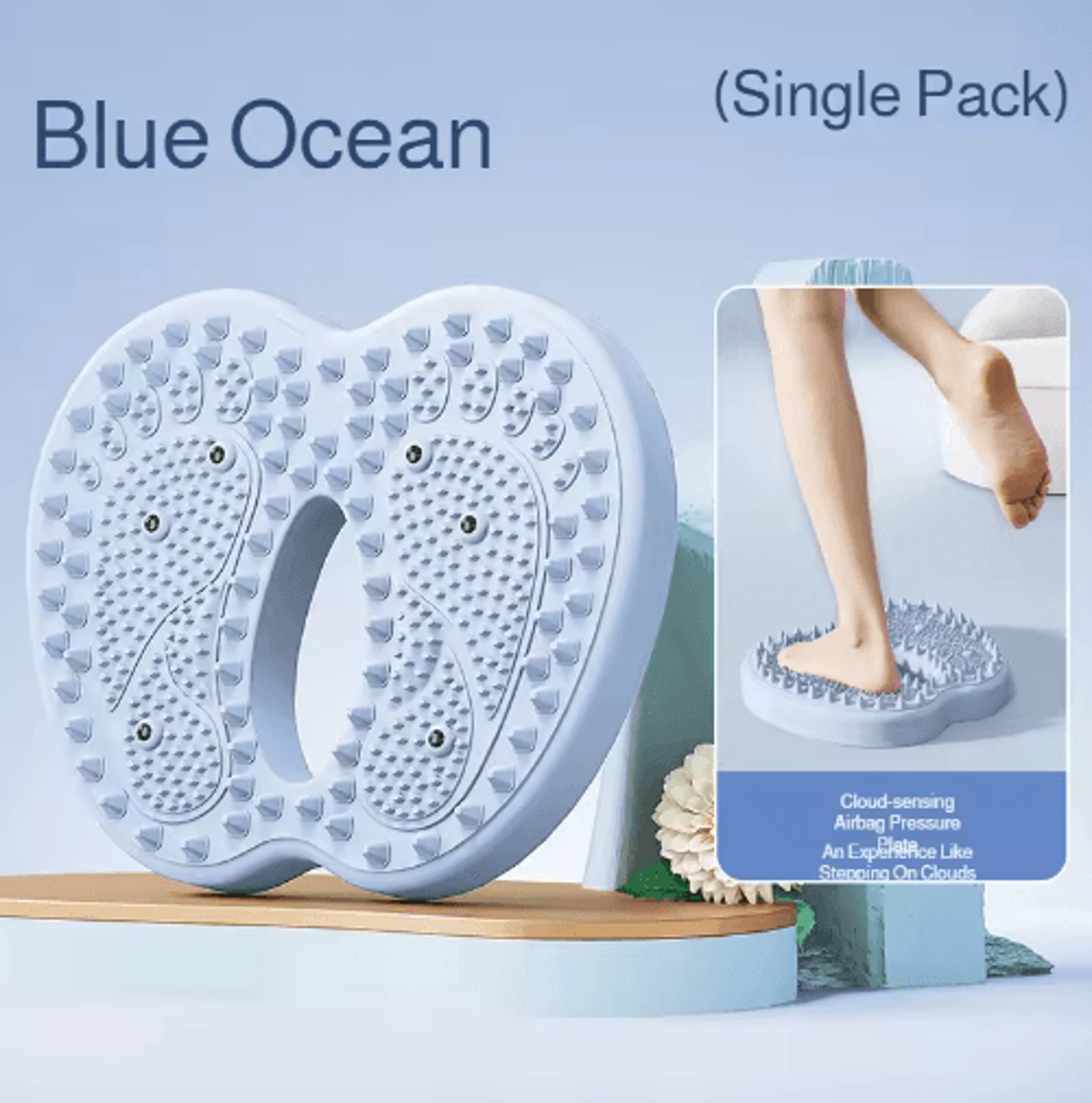 Inflatable Foot Massage Stepper  Balance Training  Pressure Point Pad 2