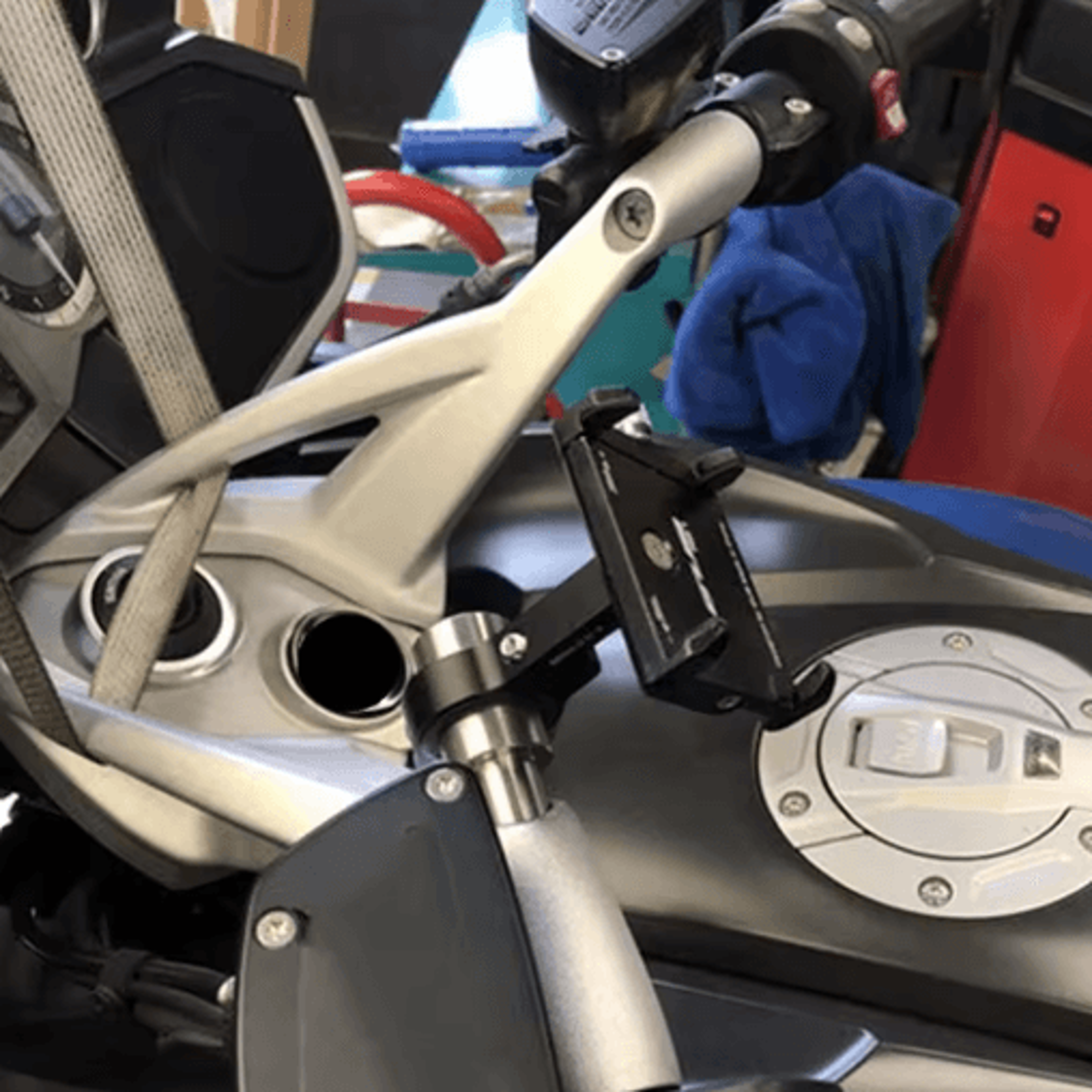 BMW R1200RT R1250RT Motorcycle Navigation Bracket Extension Rod 6
