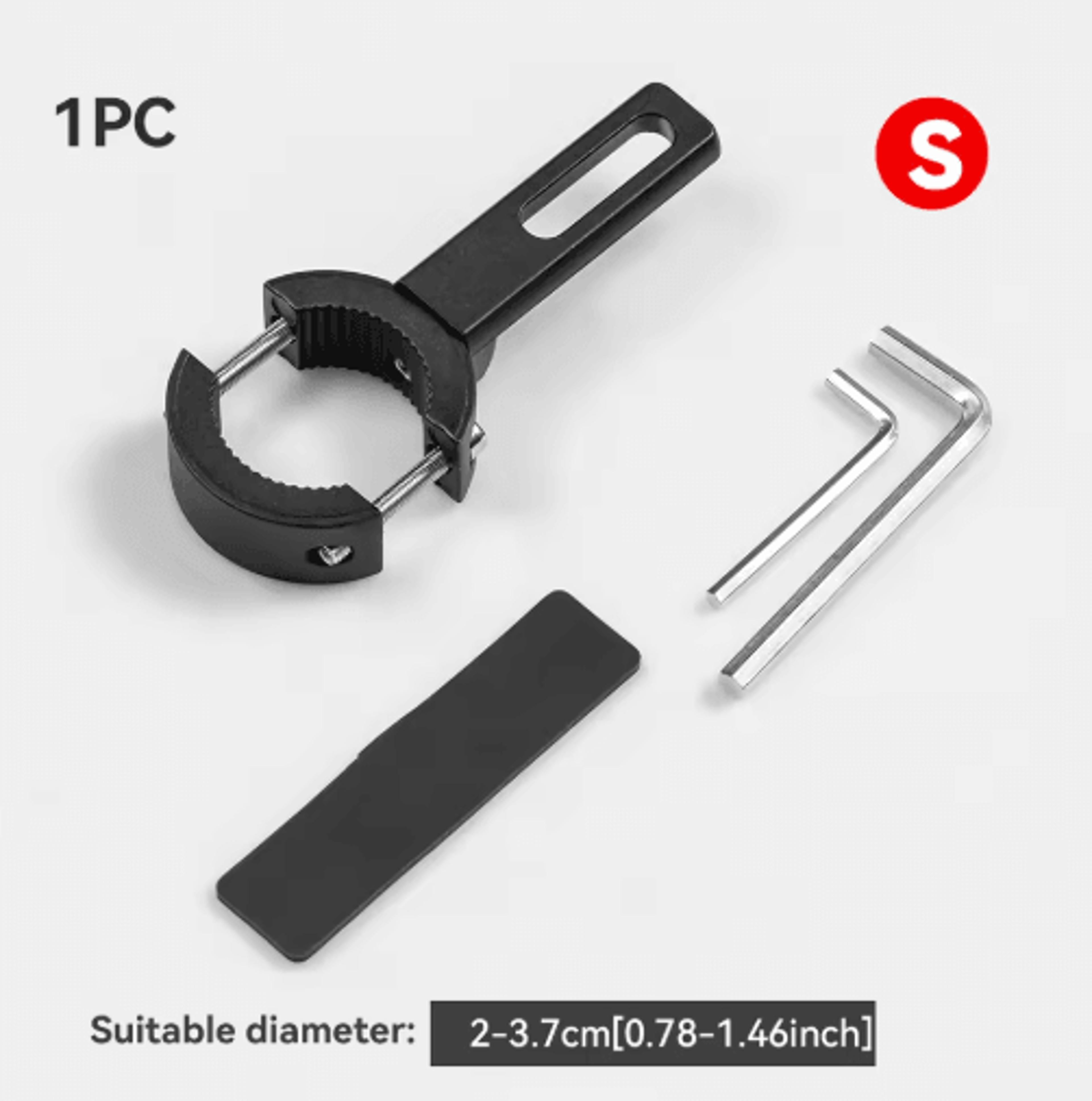 Universal Auxiliary Light Mounting Bracket Tube Clamp For Motorcycle ATV UTV 1
