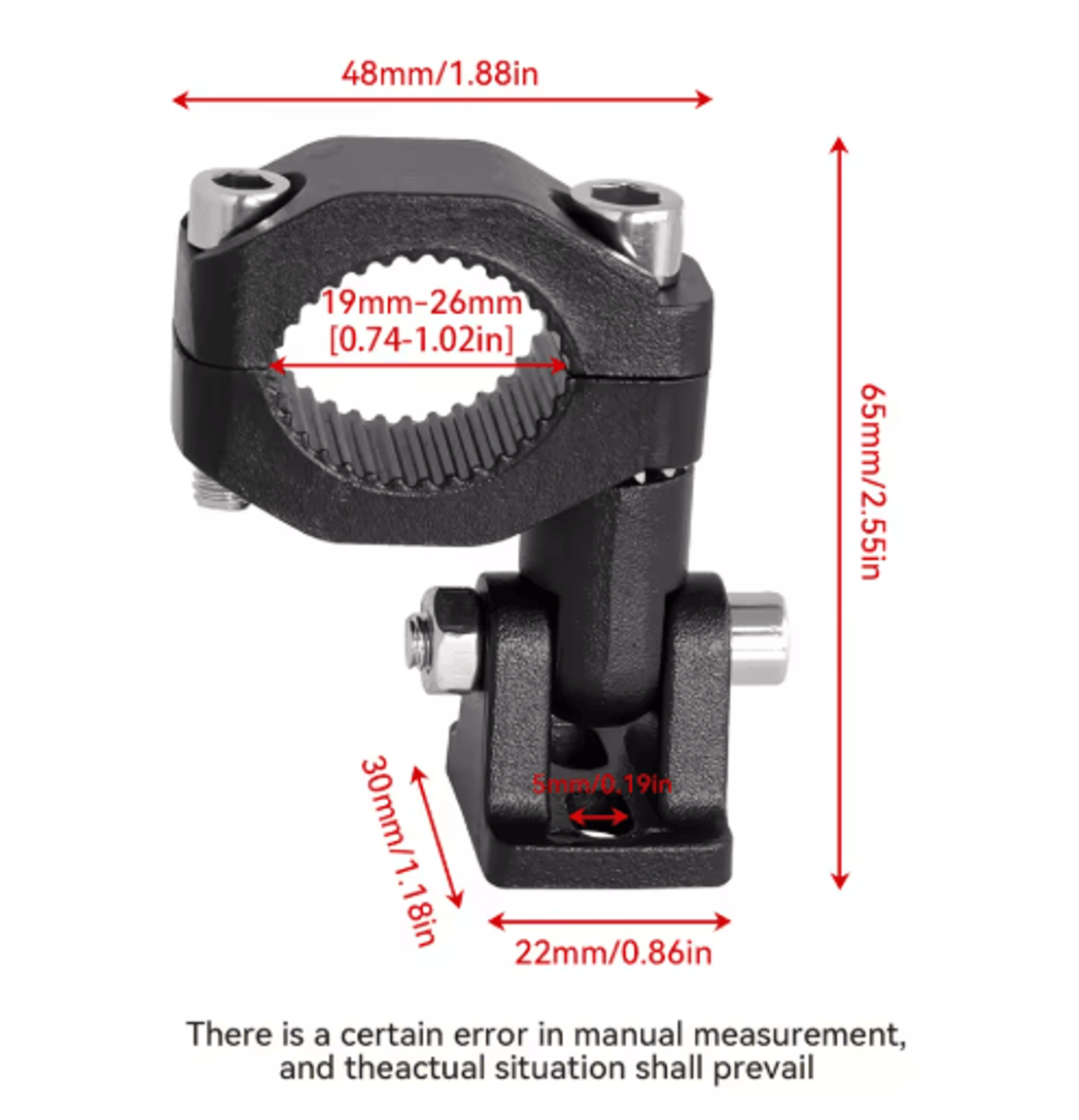 Motorcycle Spotlight Mounting Bracket For Fog And Auxiliary Lights 7