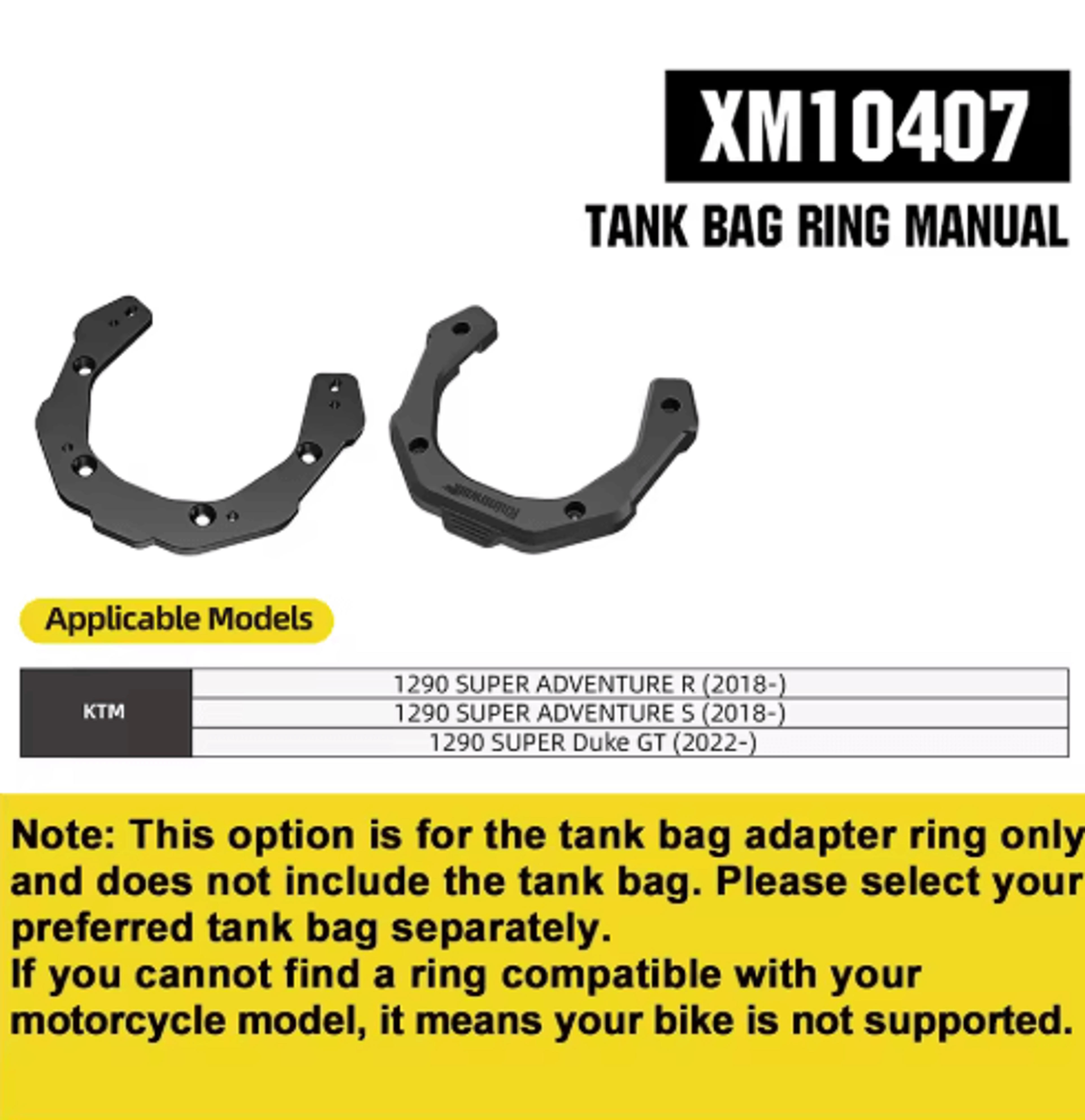 65L Waterproof Motorcycle Magnetic Tank Bag With Quick Release 22
