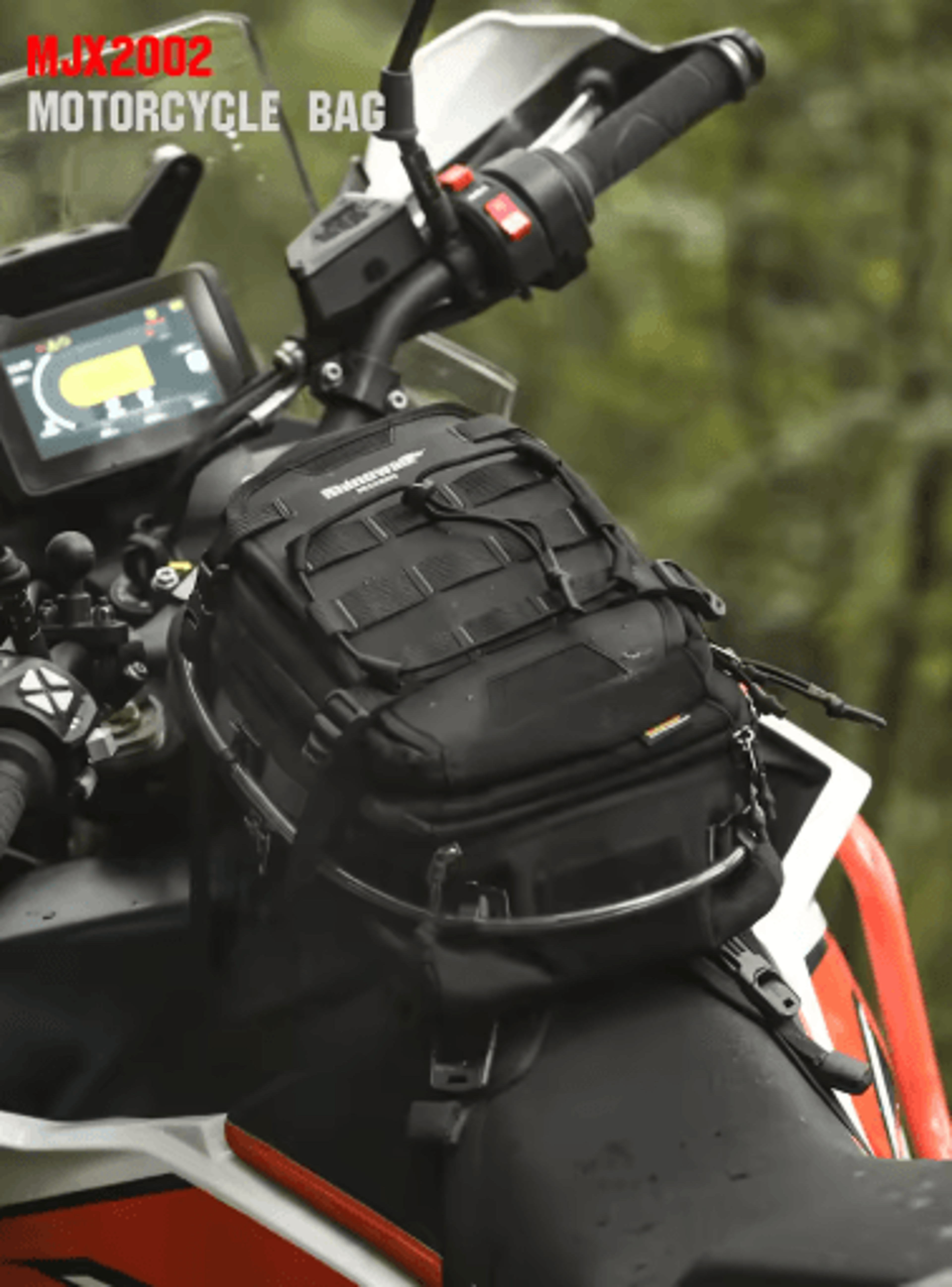 9L Motorcycle Tank Bag  MultiCompartment Backpack With Rain Cover  15L Water Bag 6