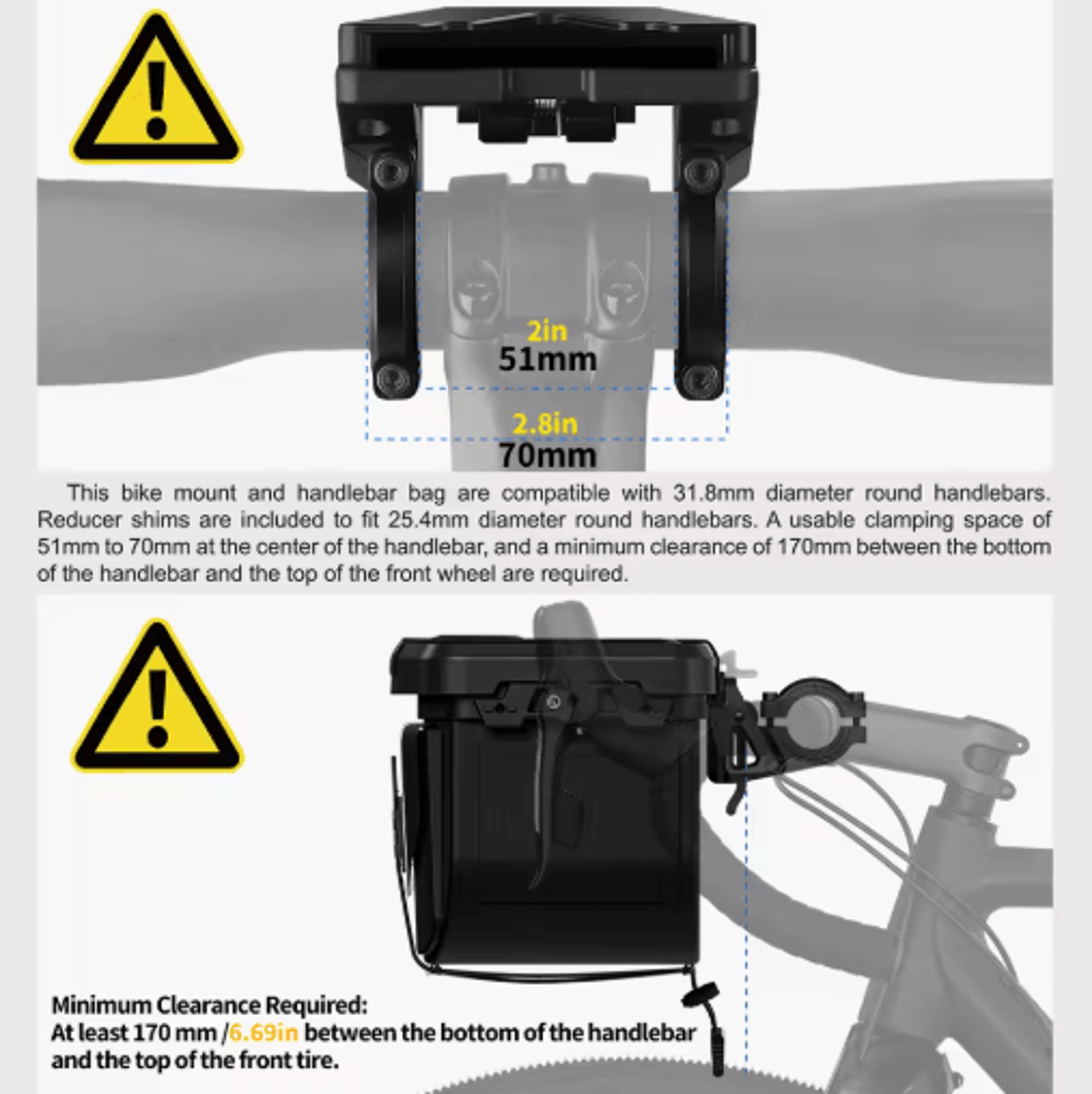 33L Bike Handlebar Bag  QuickRelease Modular Front Storage 9