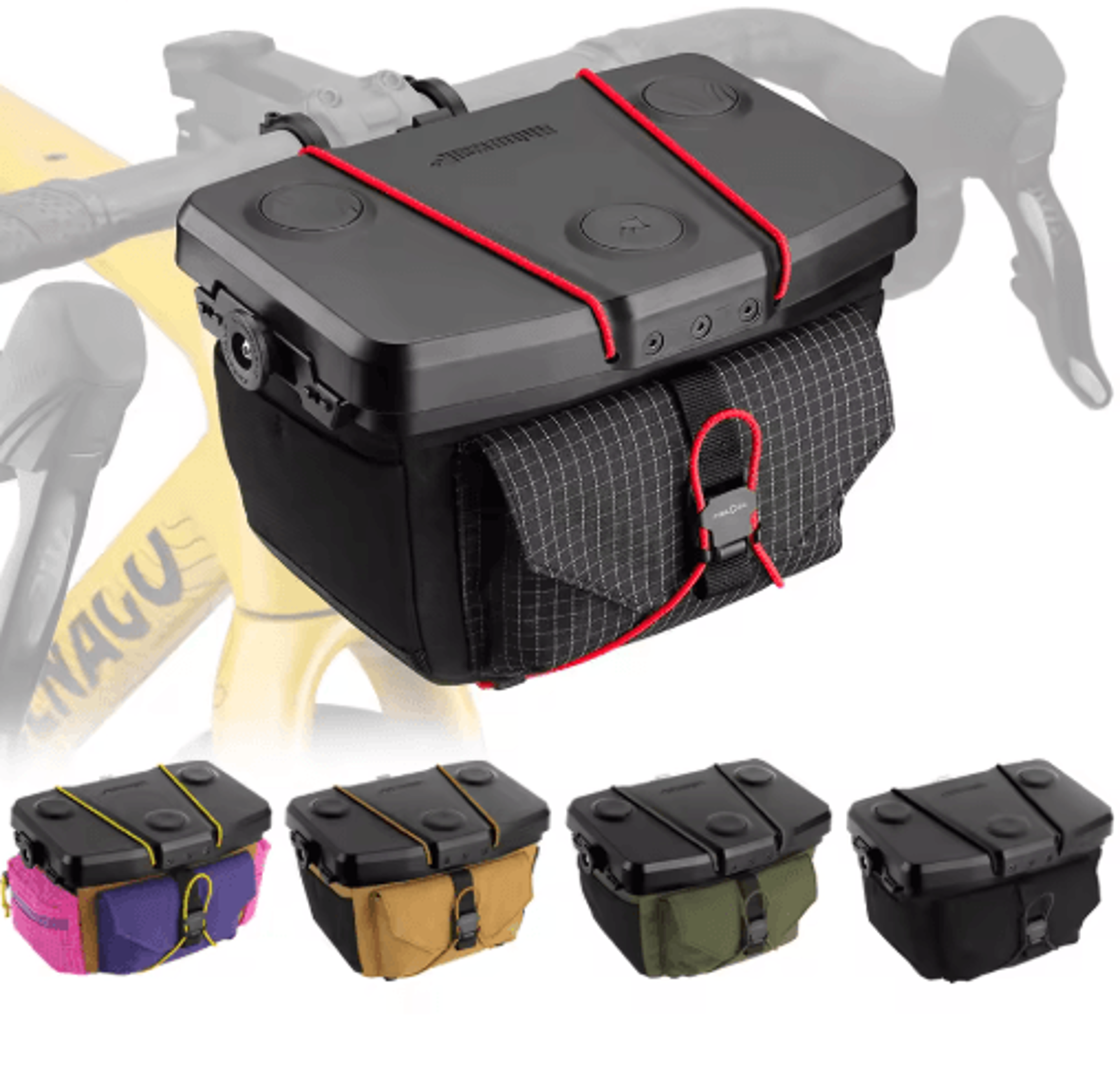 33L Bike Handlebar Bag  QuickRelease Modular Front Storage 0