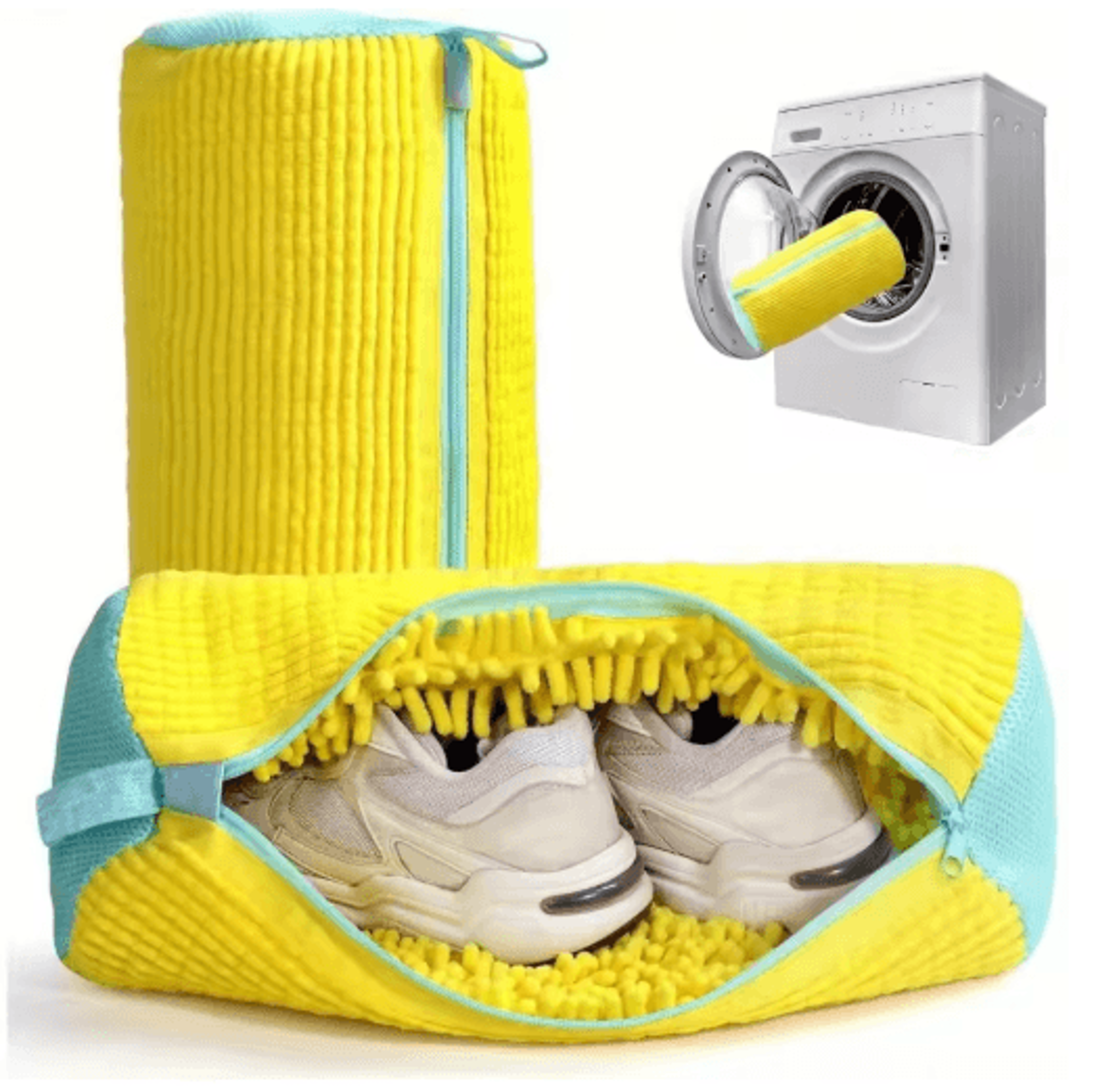 Padded Shoe Washing Bag  Protective Mesh Laundry Bag For Machine Washing 0