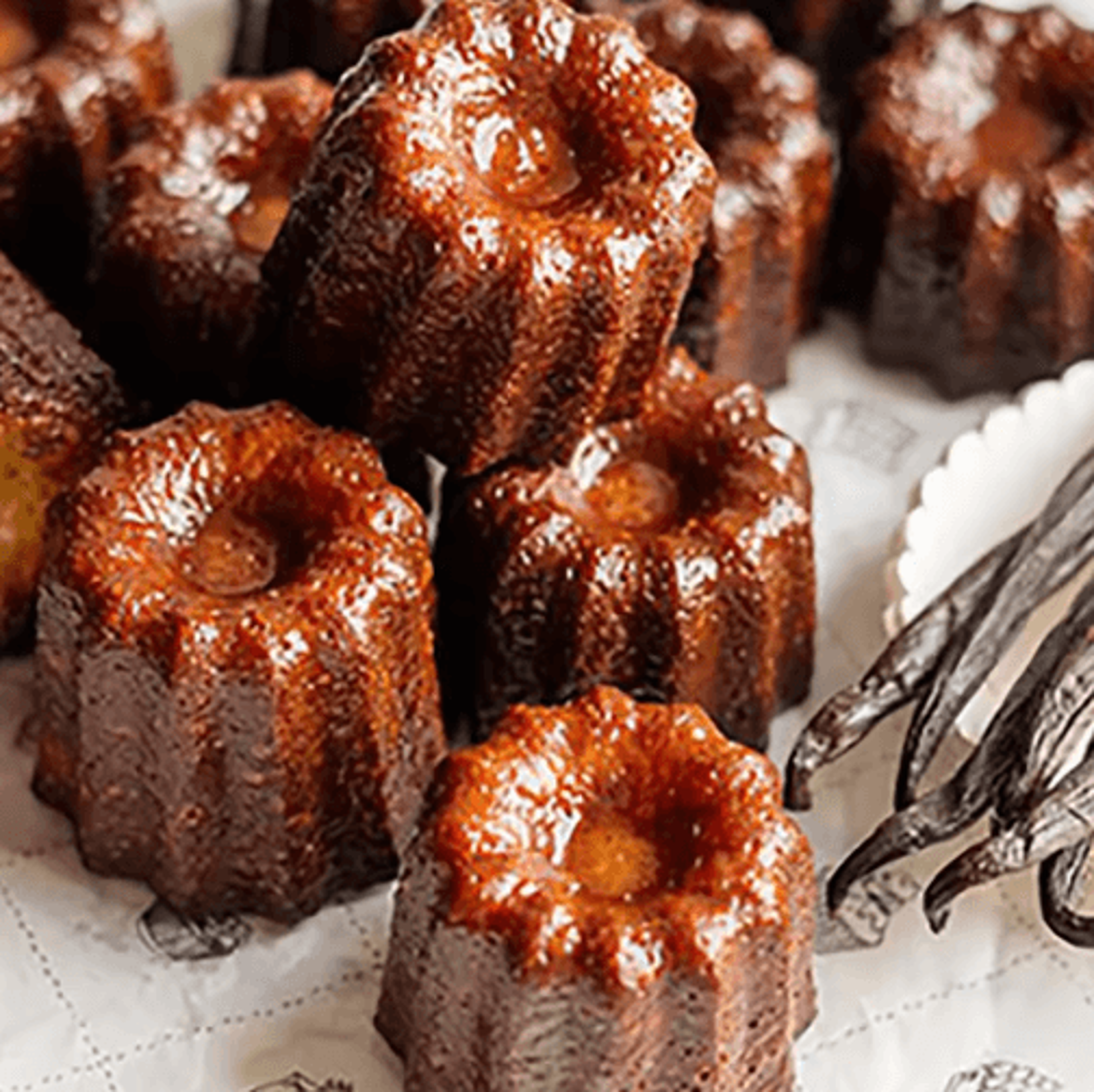 Silicone Canele Baking Mold  818Cavity Nonstick Mini Cake Pan 6