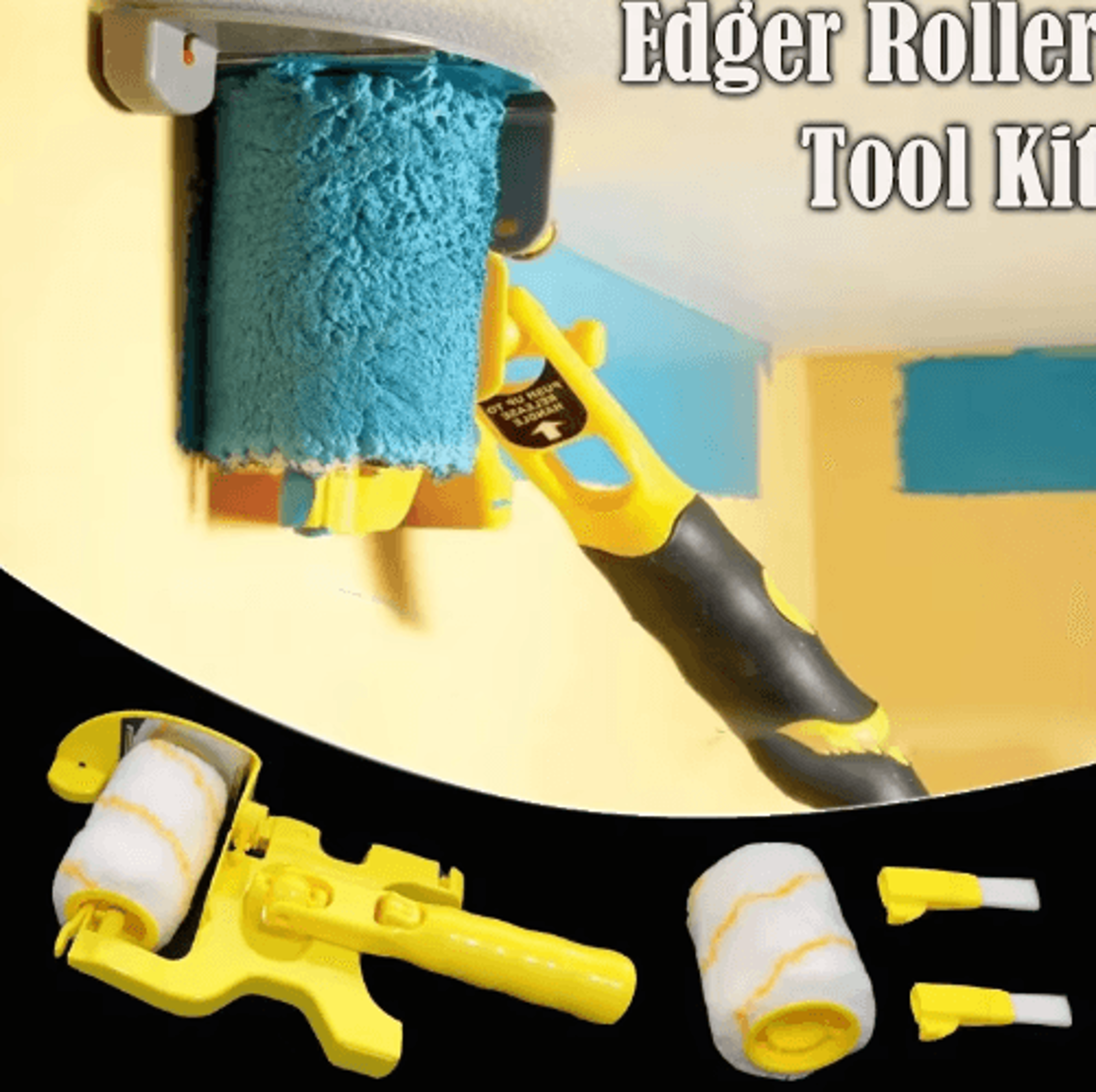 Professional Wall Paint Roller Set  CleanCut Edger Painting Tool 0