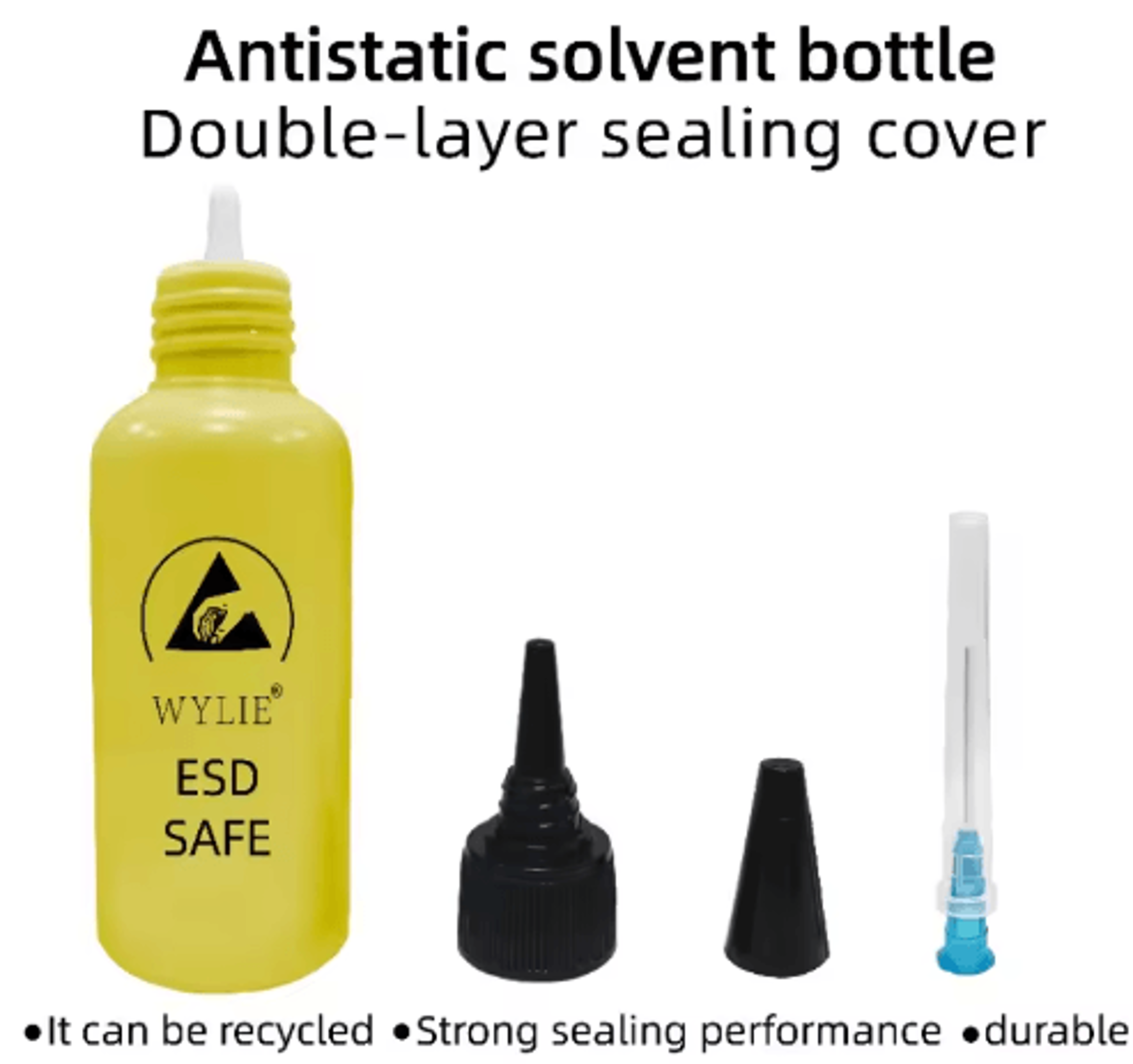 60ml ESDSafe Solvent Bottle  LeakResistant Precision Dispenser 2
