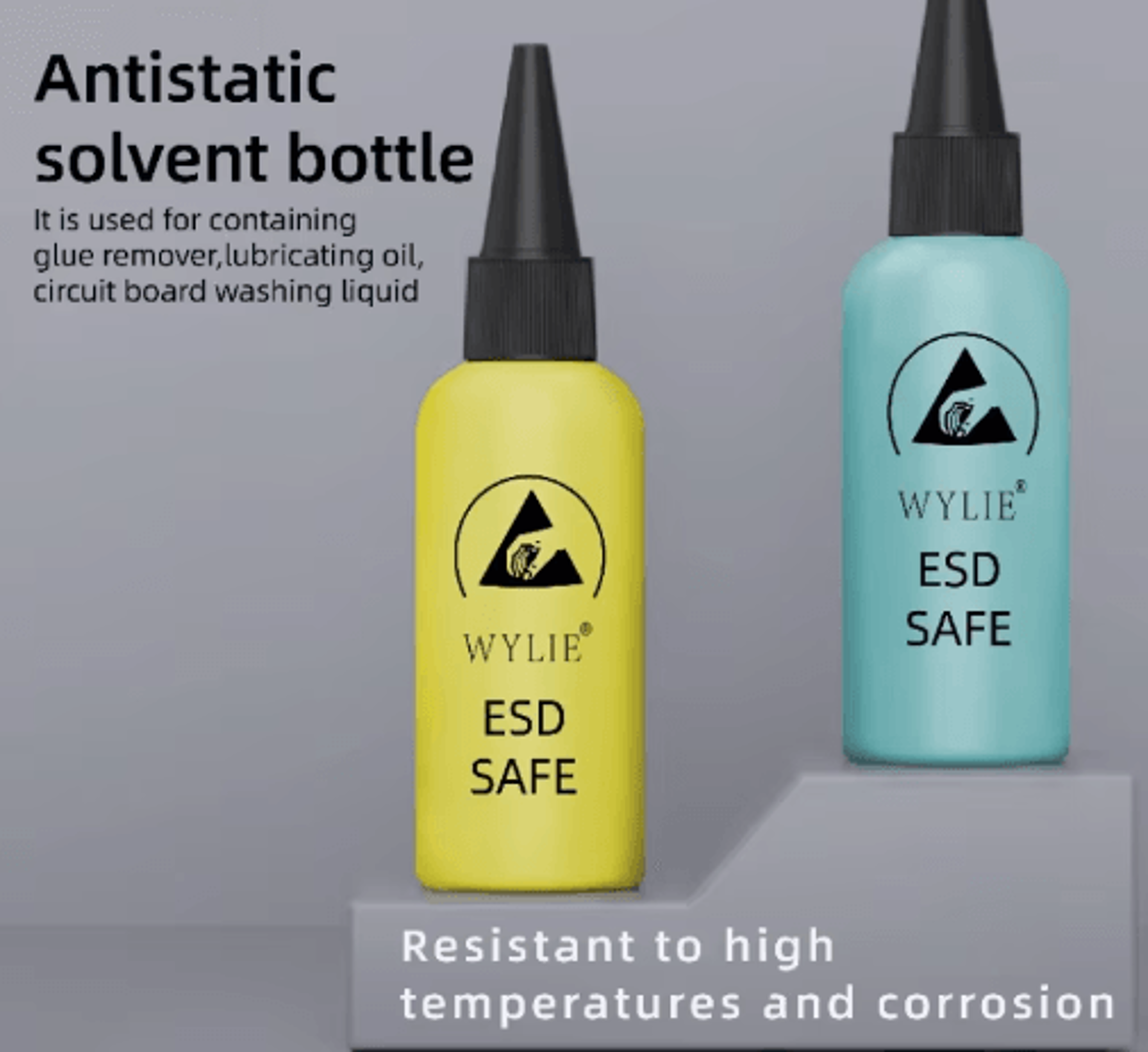 60ml ESDSafe Solvent Bottle  LeakResistant Precision Dispenser 8