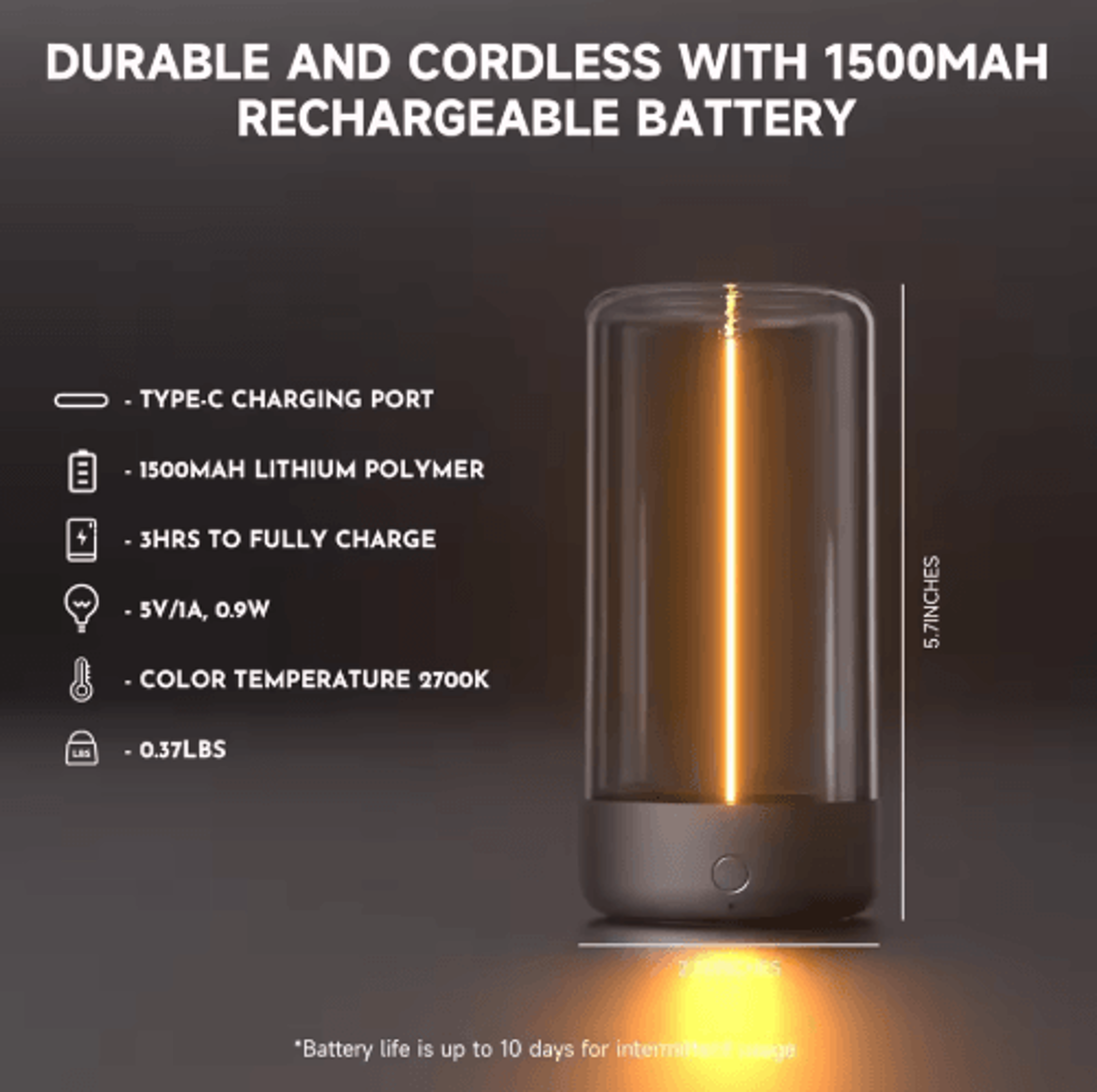 Mini Magnetic LED Mood Lamp  Portable Camping  Bedside Night Light 3
