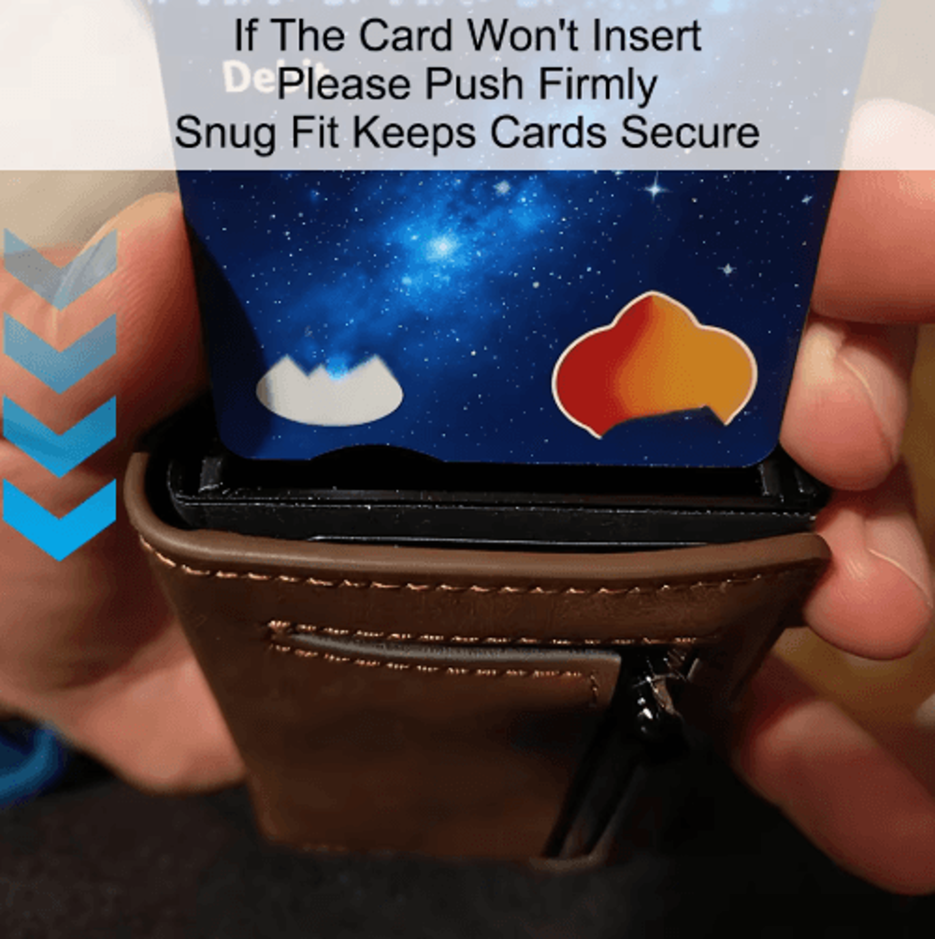 Luxury Magnetic PopUp Wallet  RFID Blocking Leather Card Holder For Men 4