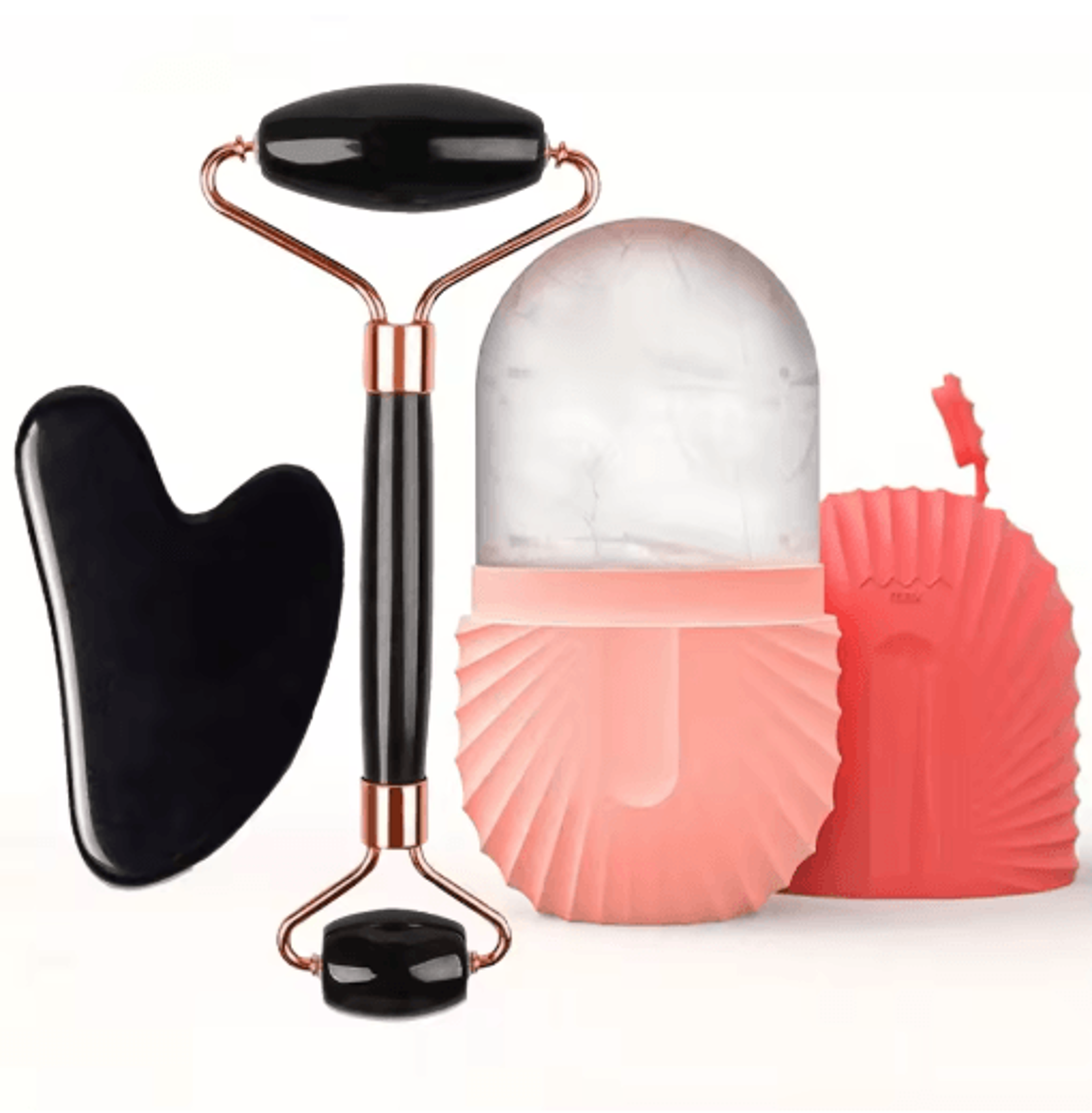 Ice Face Roller  Gua Sha Set  Cooling Facial Massage Tools 3