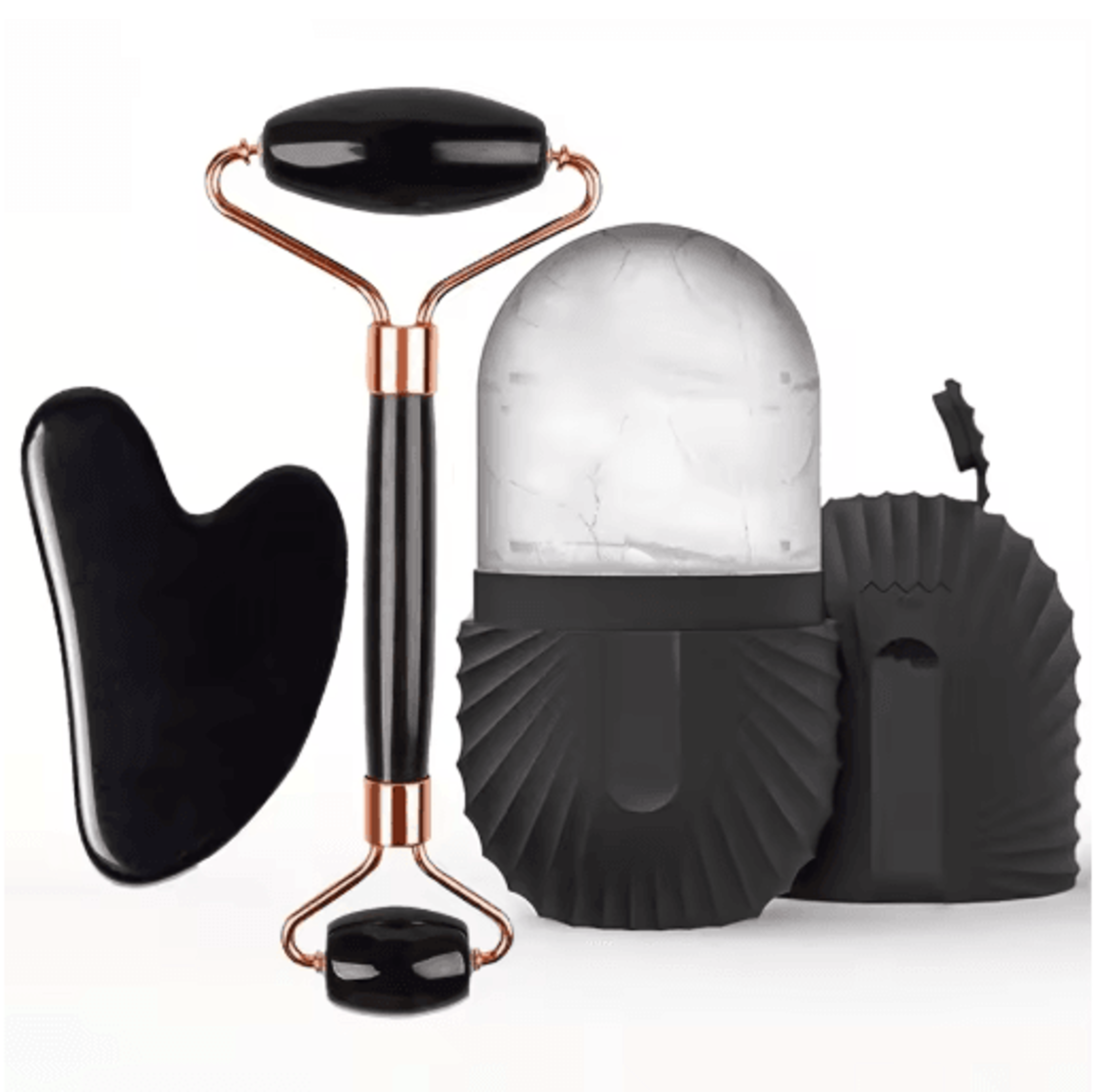 Ice Face Roller  Gua Sha Set  Cooling Facial Massage Tools 2
