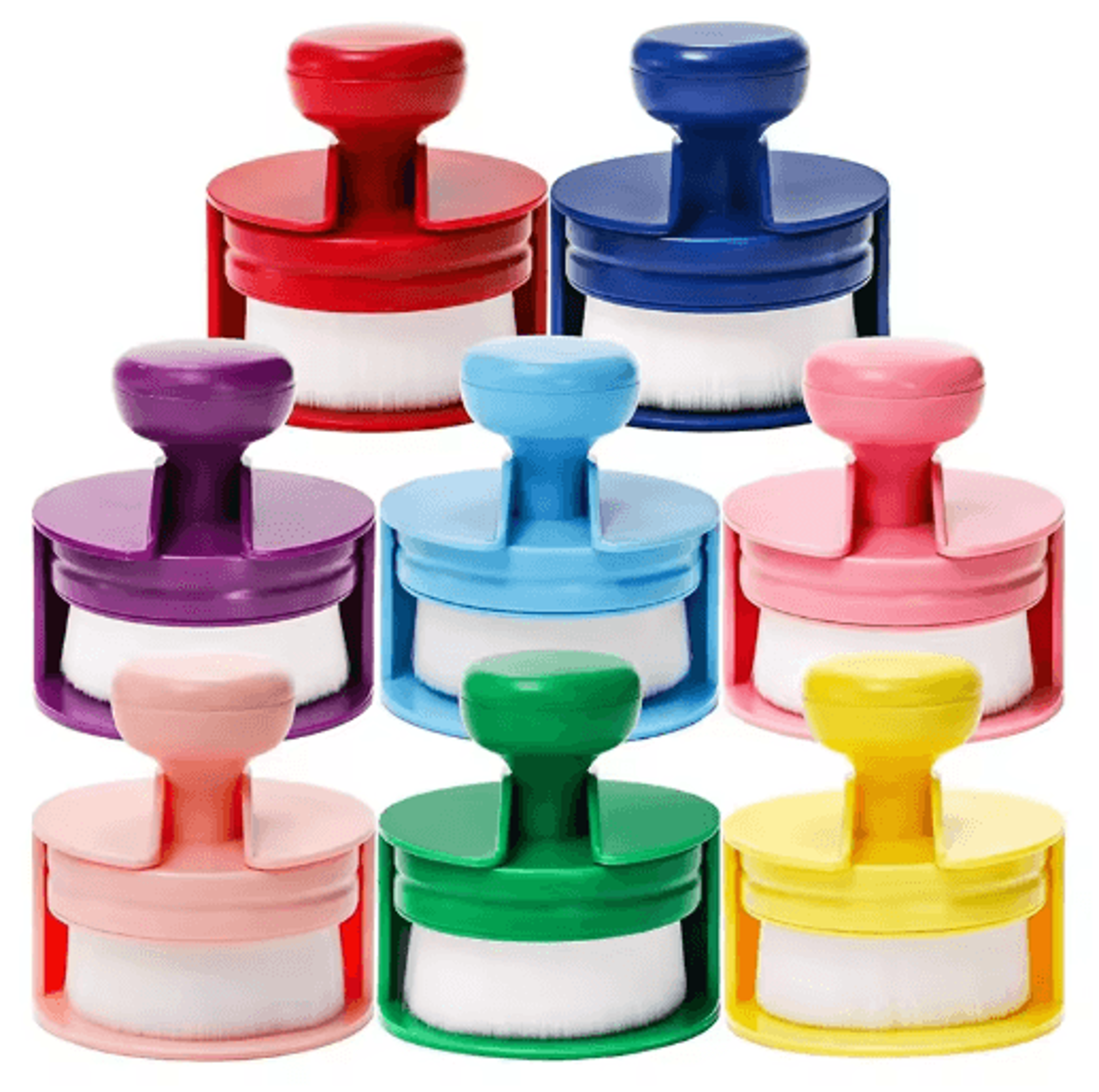 8Color Ink Blending Brush Set  Soft Bristle Craft Brushes 1