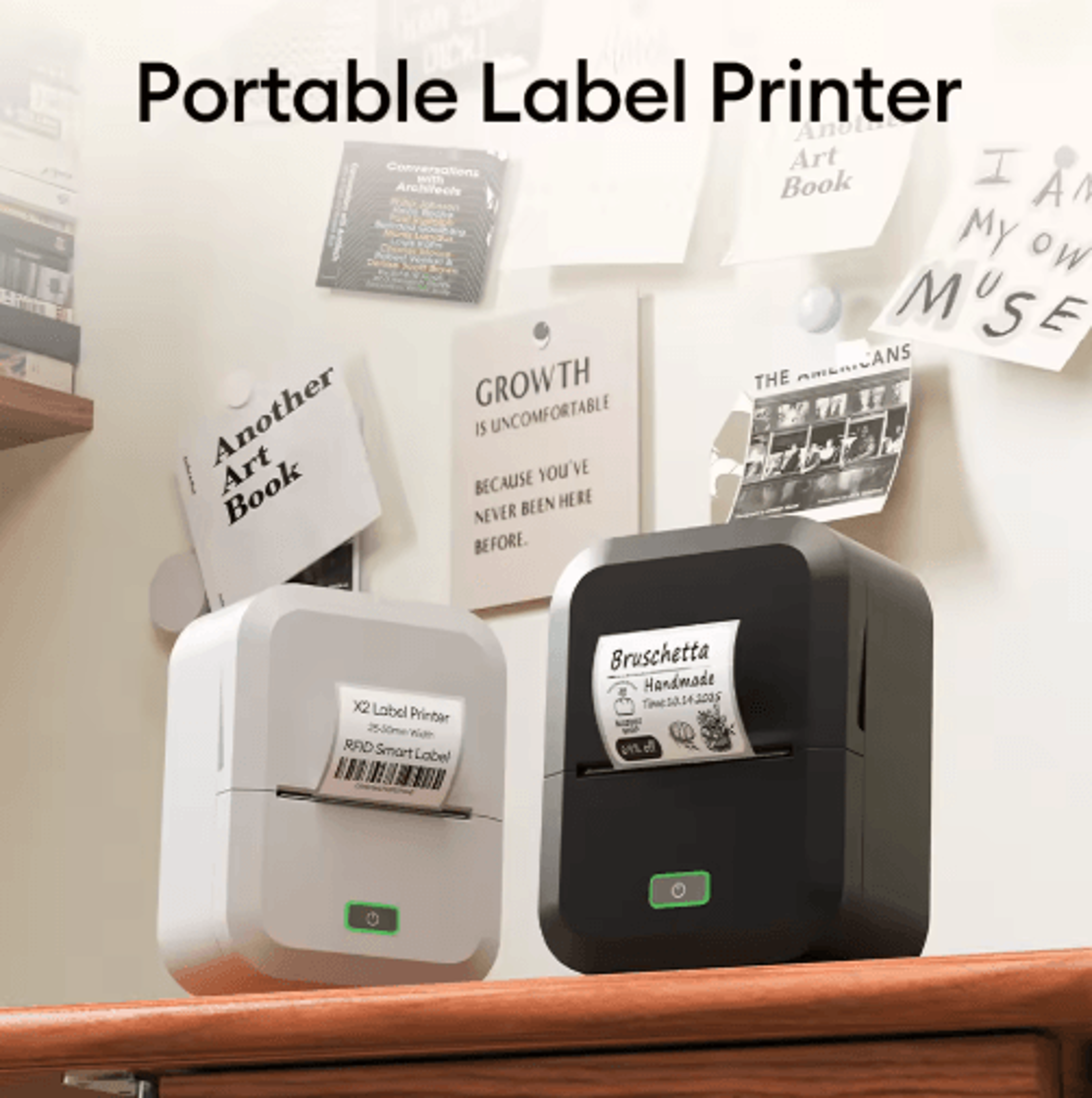 Mini Bluetooth Thermal Label Printer  Portable Inkless Sticker Printing Machine 0
