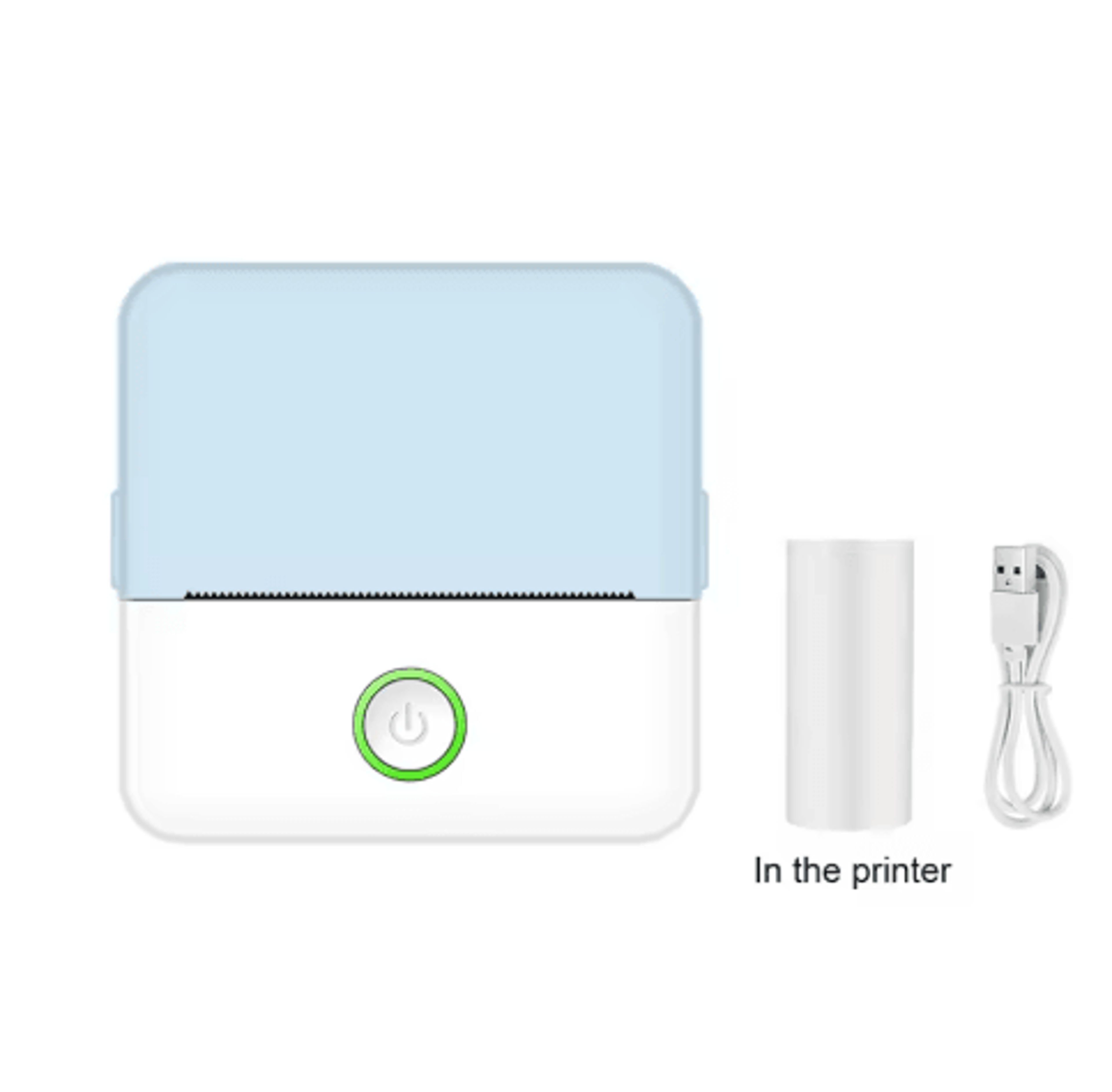 Mini Bluetooth Sticker Printer  Portable Inkless Pocket Thermal Printer 1