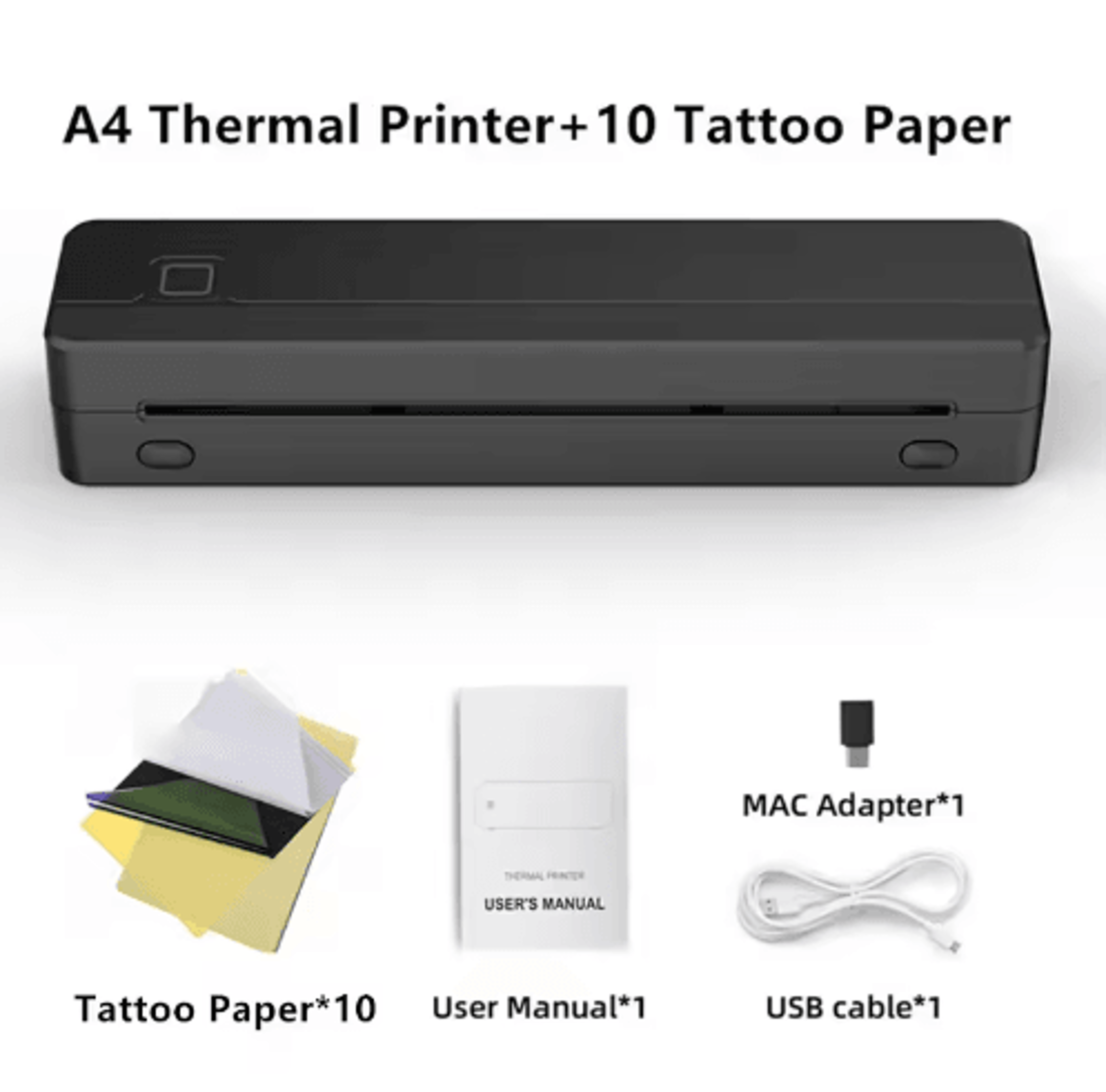 Portable A4 Bluetooth Tattoo Stencil Printer  Wireless Thermal Transfer Printer 2