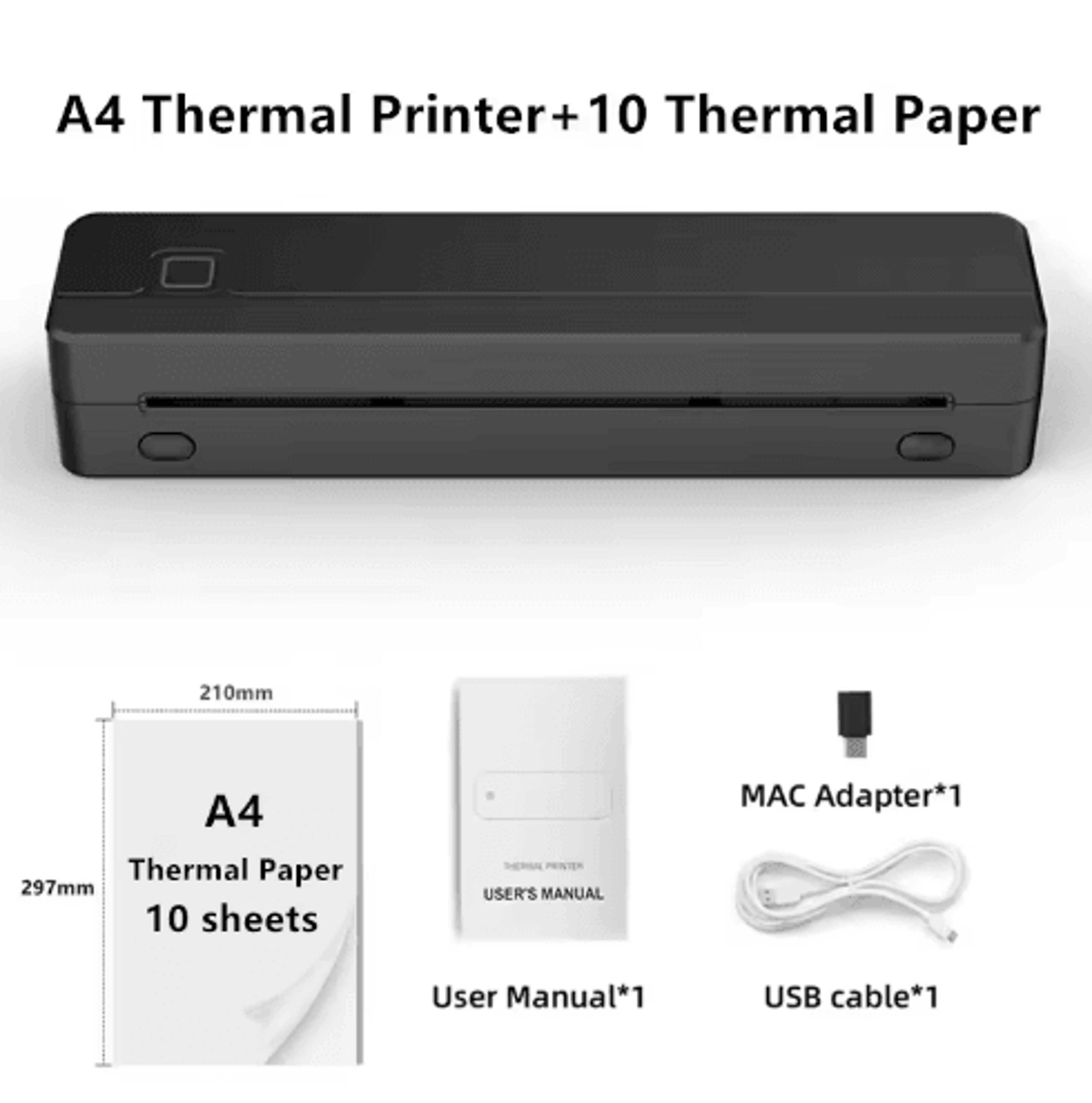 Portable A4 Bluetooth Tattoo Stencil Printer  Wireless Thermal Transfer Printer 3