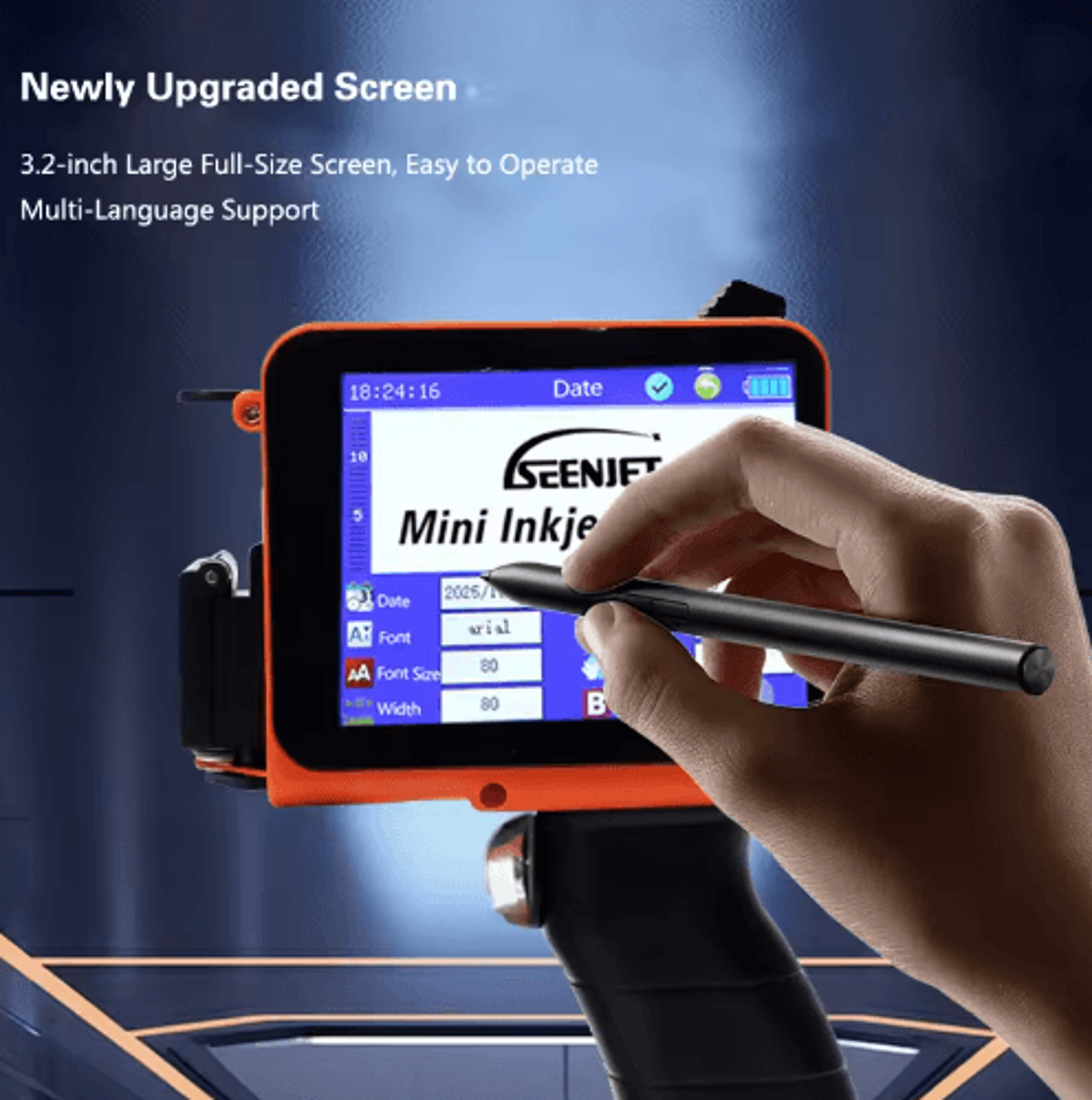 Mini Handheld Inkjet Printer  Portable Expiry Date And QR Code Printing Machine 4