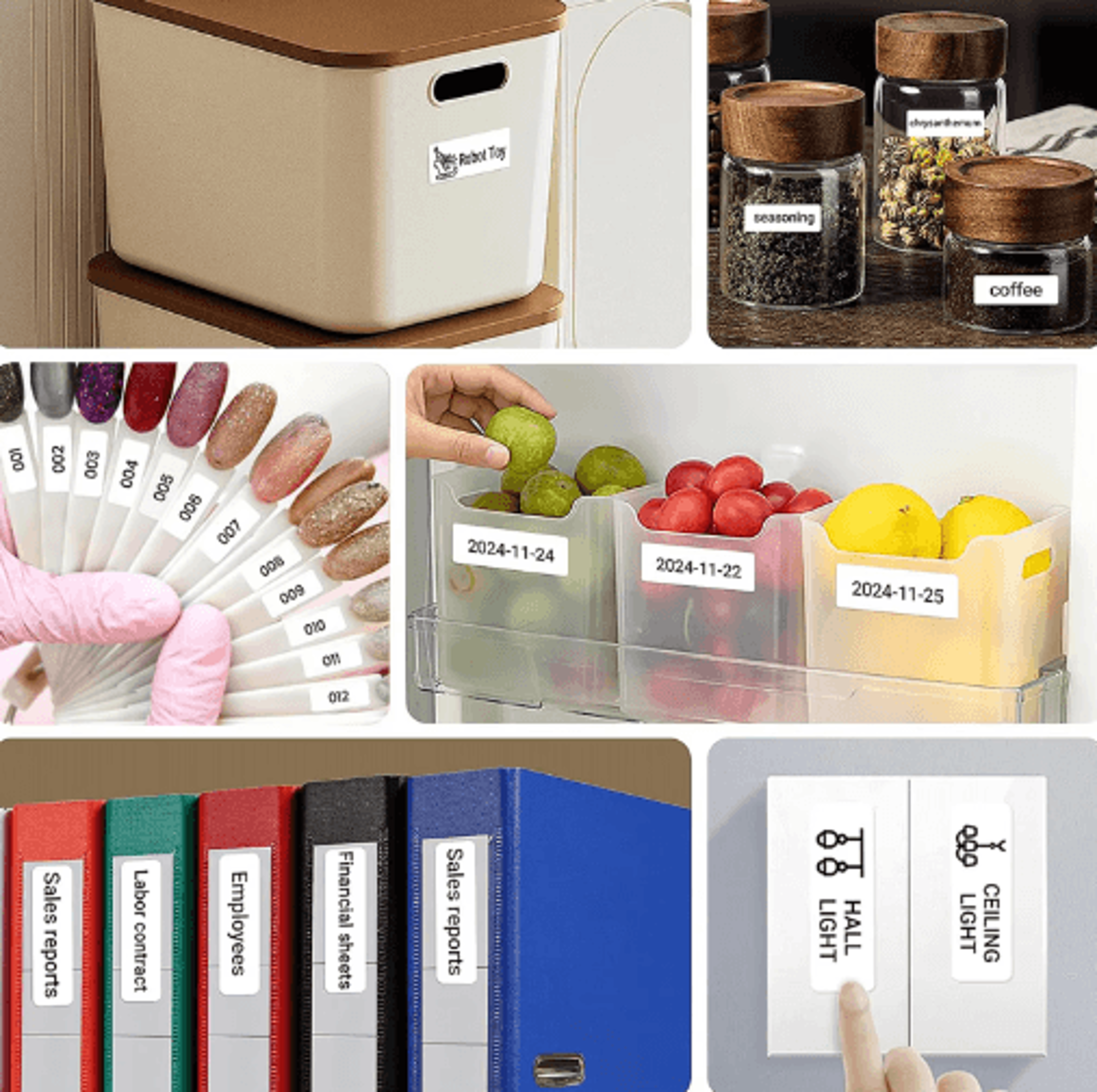 Mini Portable Thermal Label Printer  Inkless SelfAdhesive Sticker Maker 9