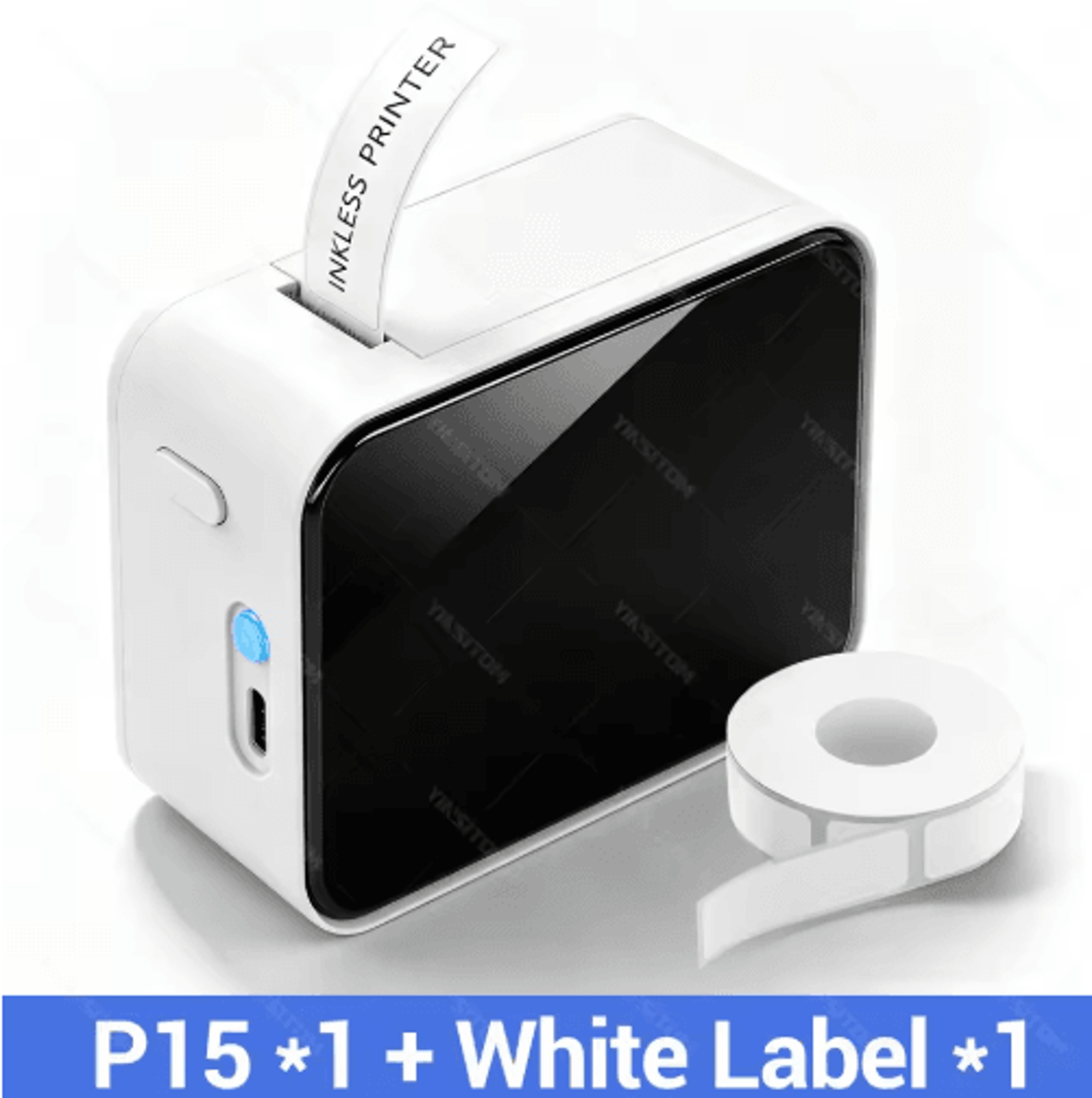 P15 Mini Bluetooth Label Printer  Portable Inkless Name Tag And Price Label Maker 5
