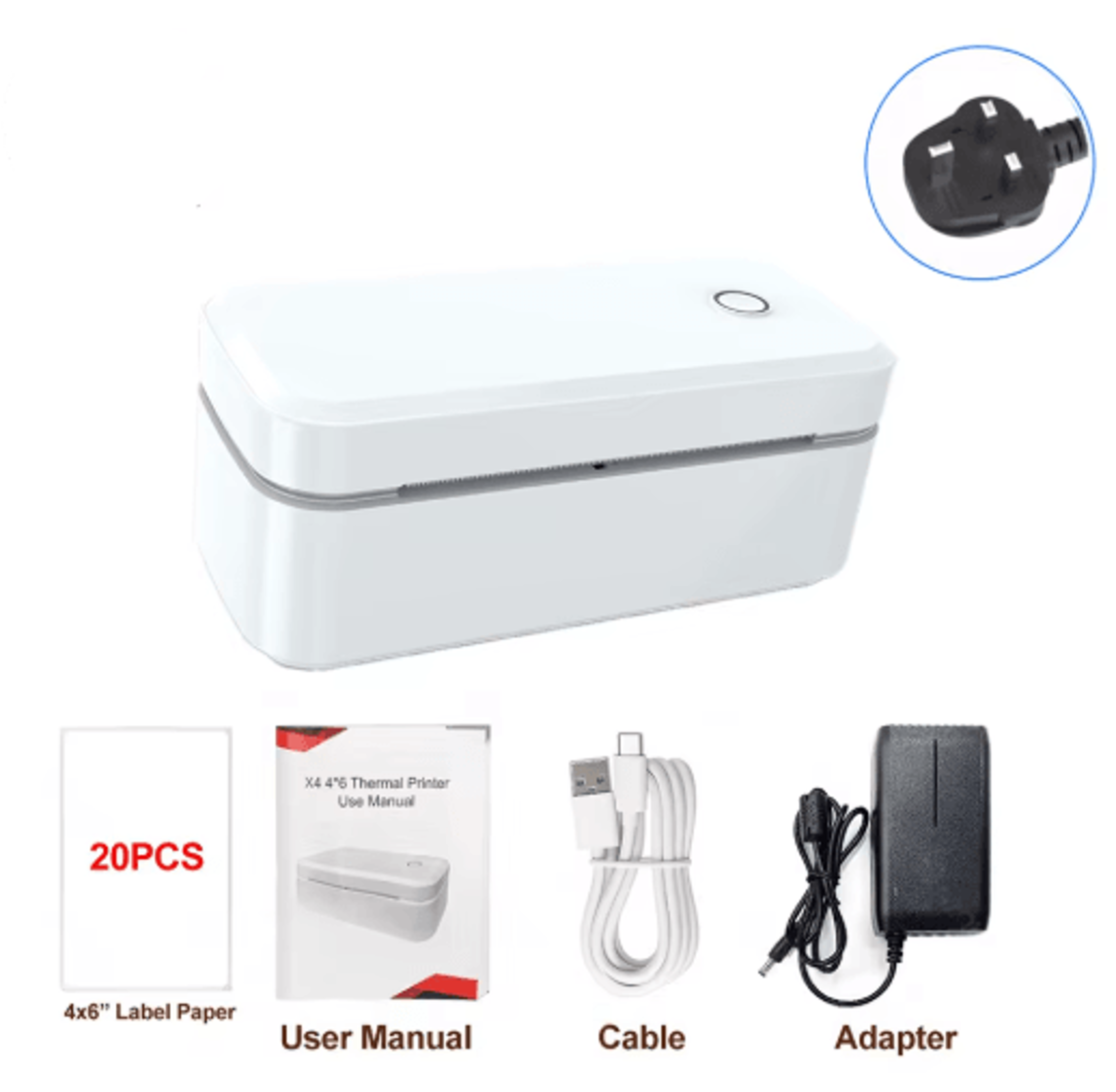 X4 Bluetooth Thermal Label Printer  Compact 4x6 Shipping Printer 2