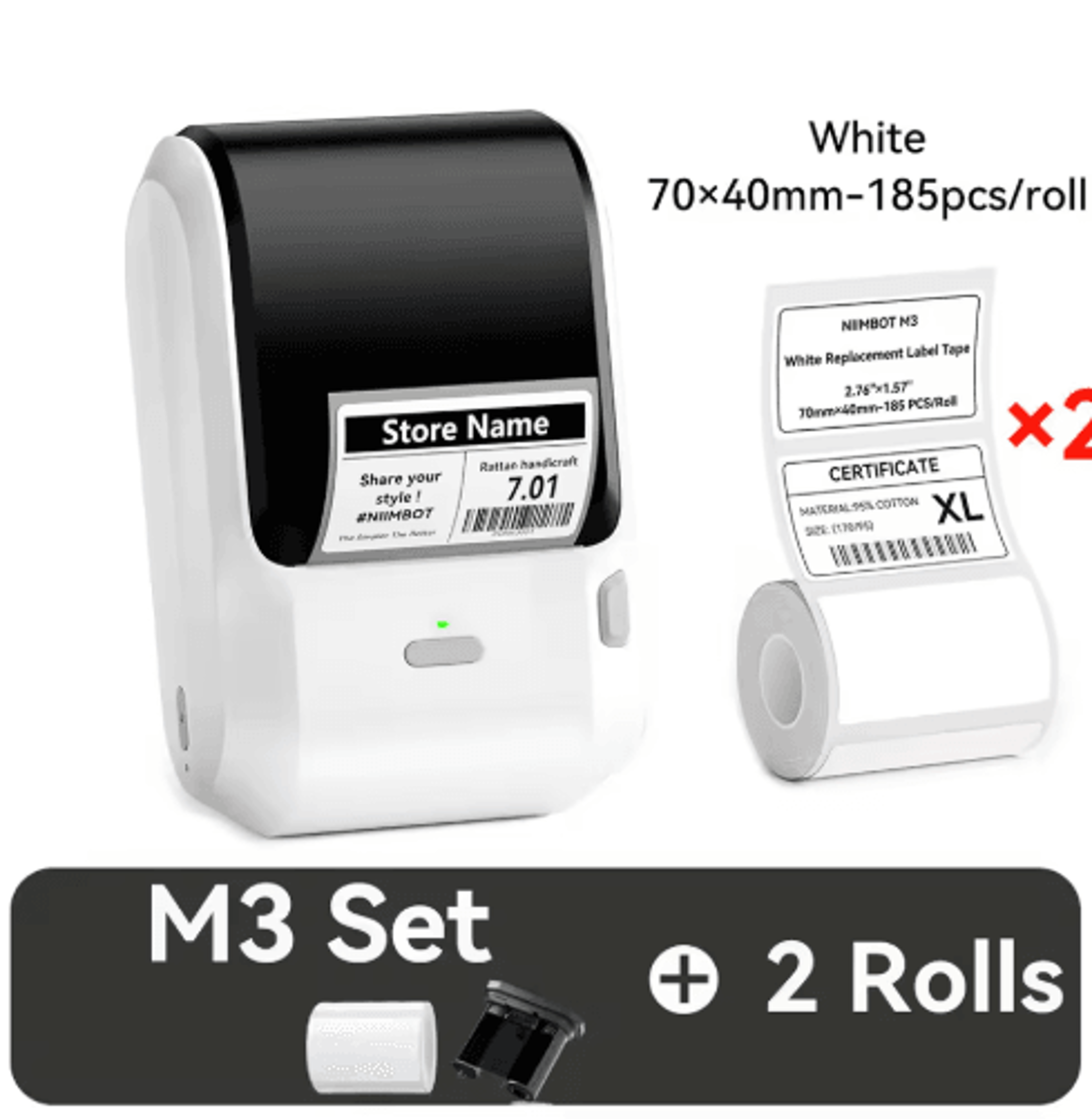 Thermal Transfer Label Printer – Barcode and Price Tag Sticker Maker – view 2