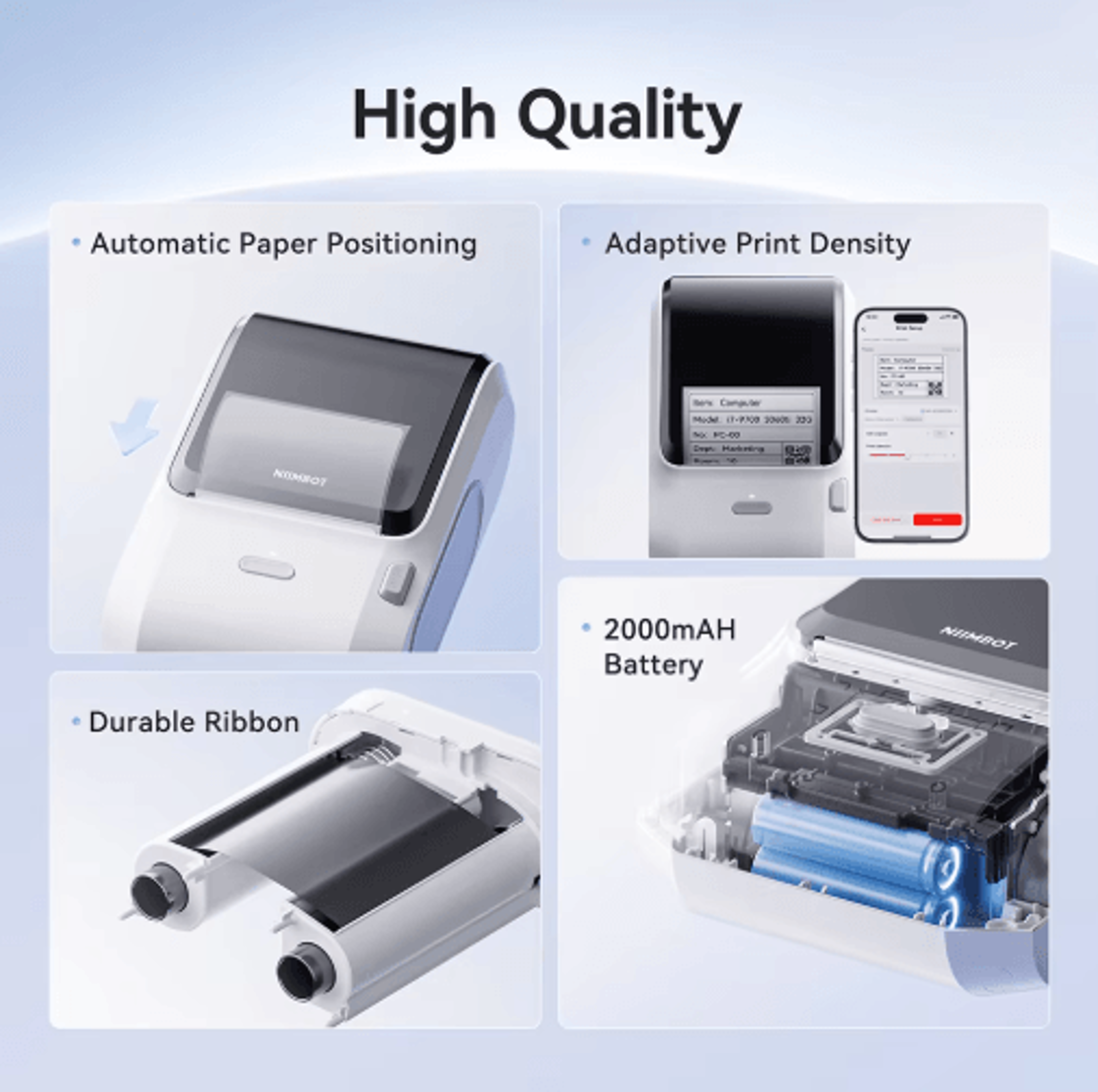 Thermal Transfer Label Printer – Barcode and Price Tag Sticker Maker – view 6