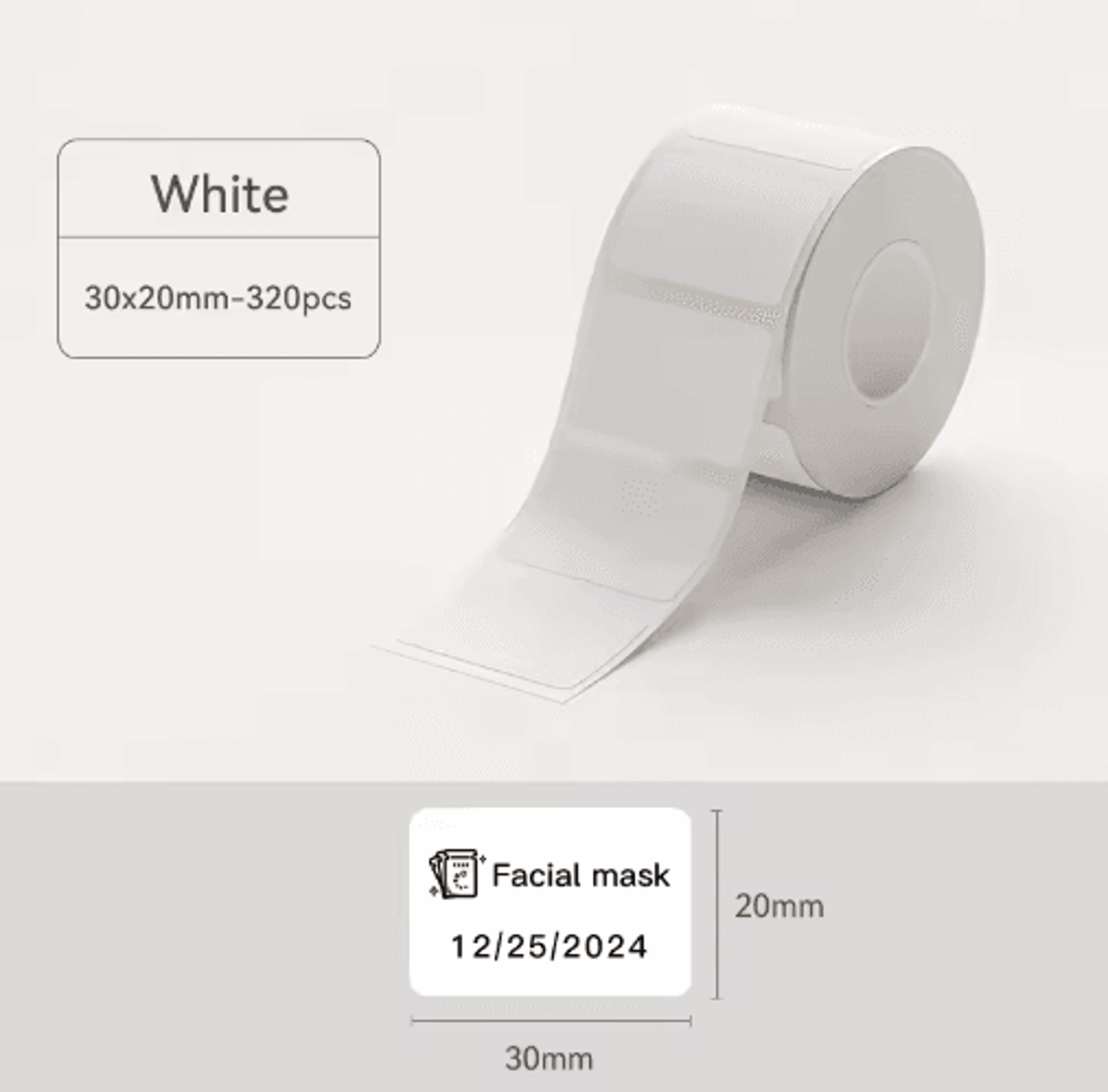 White Thermal Label Stickers  SelfAdhesive Labels For B1 B21  B3S 8