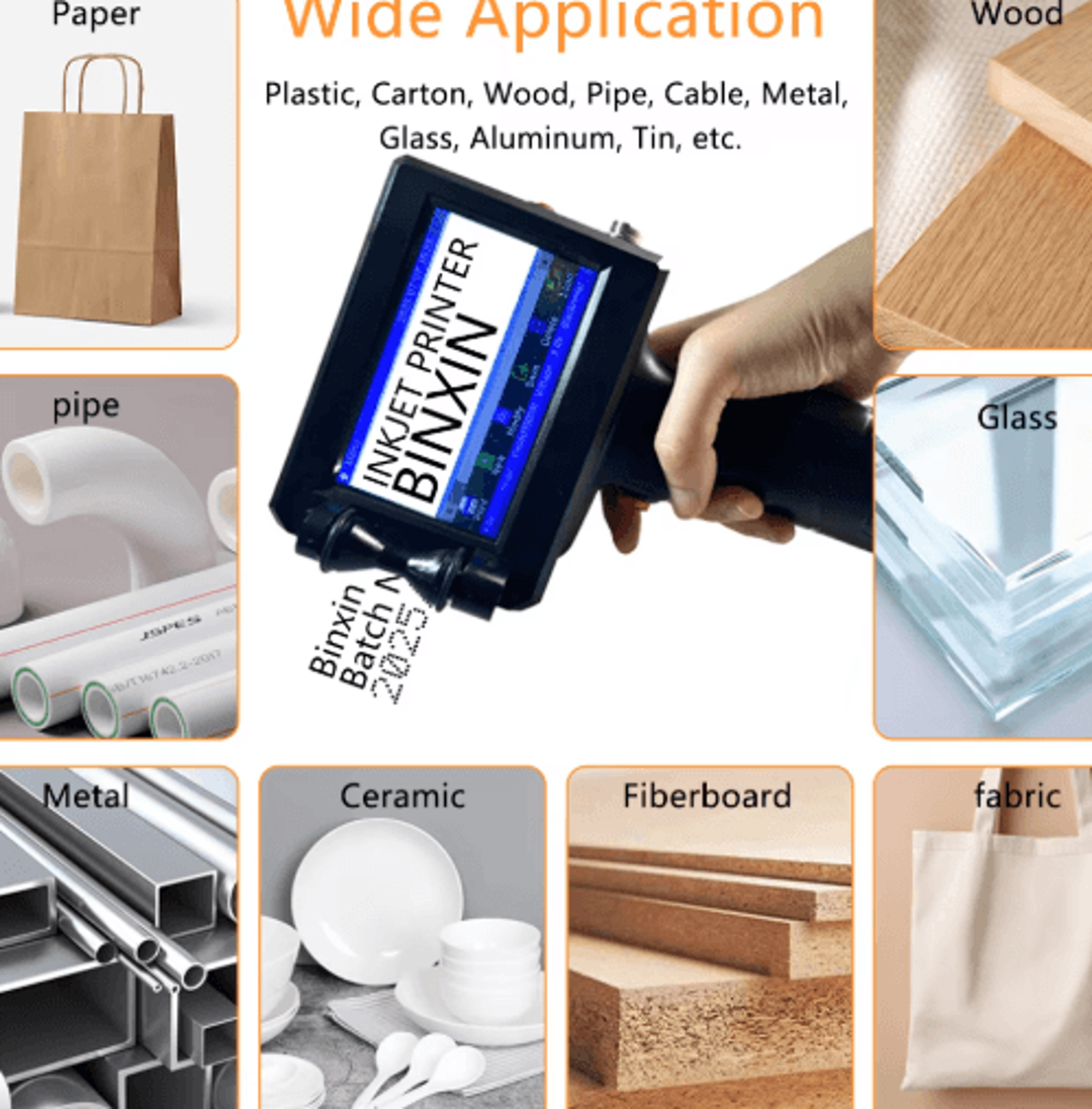Portable Inkjet Coding Printer  Date Batch Number  QR Code Marker 4