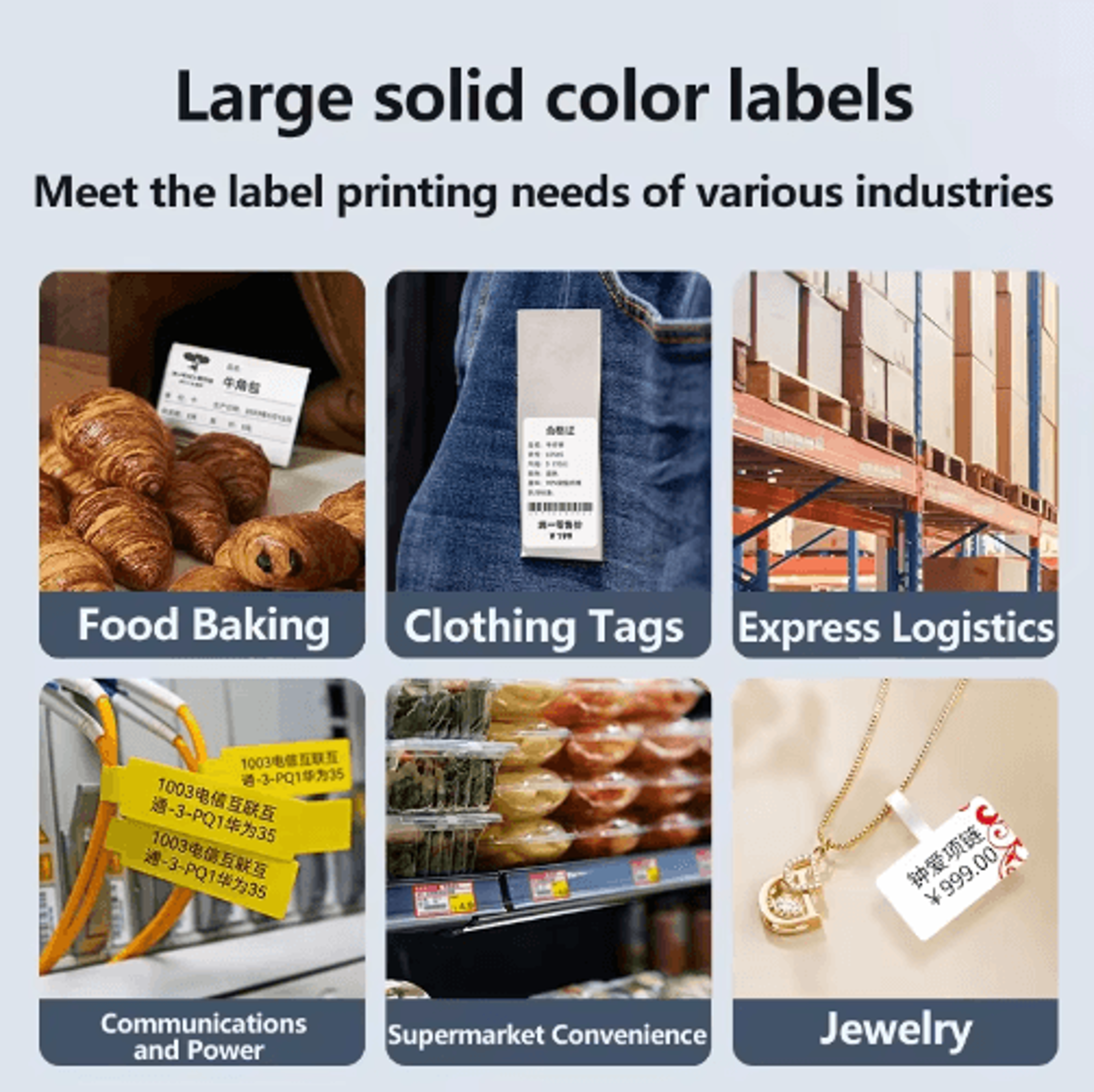 Thermal Label Sticker Rolls  White Color  Transparent Adhesive Paper 15