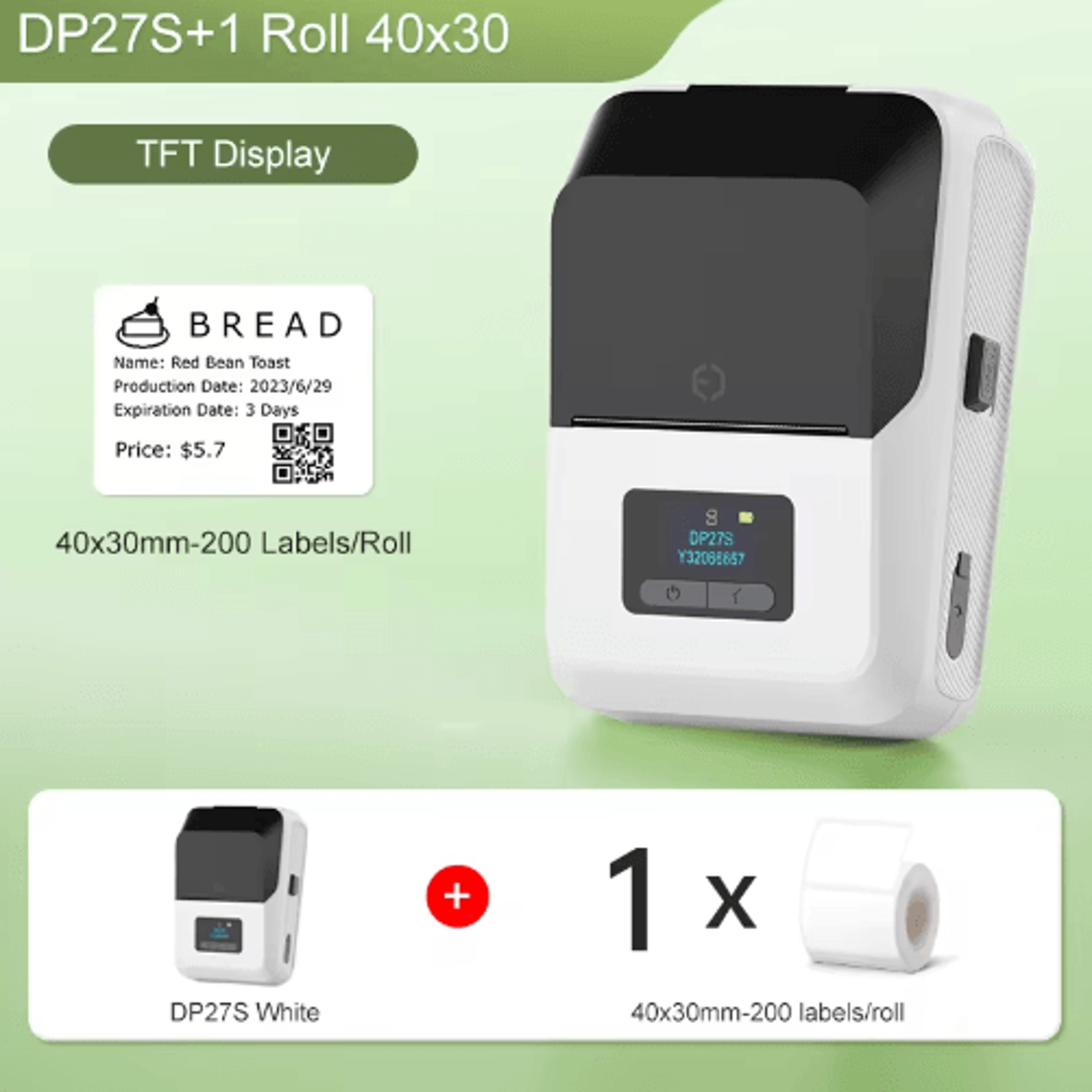 2Inch Mini Thermal Label Printer  Wireless Inkless Sticker Maker 5