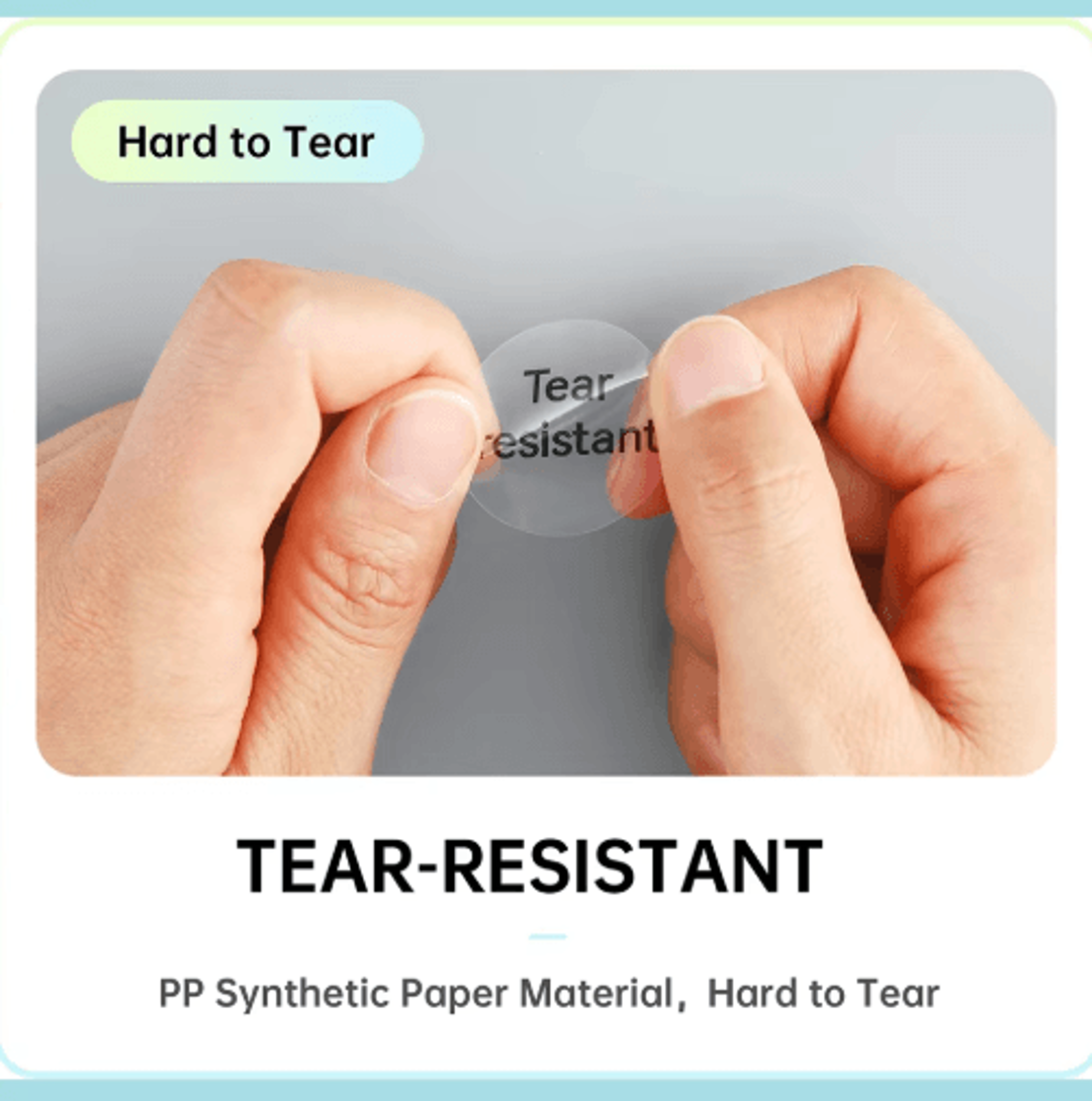 Transparent Round Thermal Label Stickers  SelfAdhesive Labels For NIIMBOT B1  B21 9