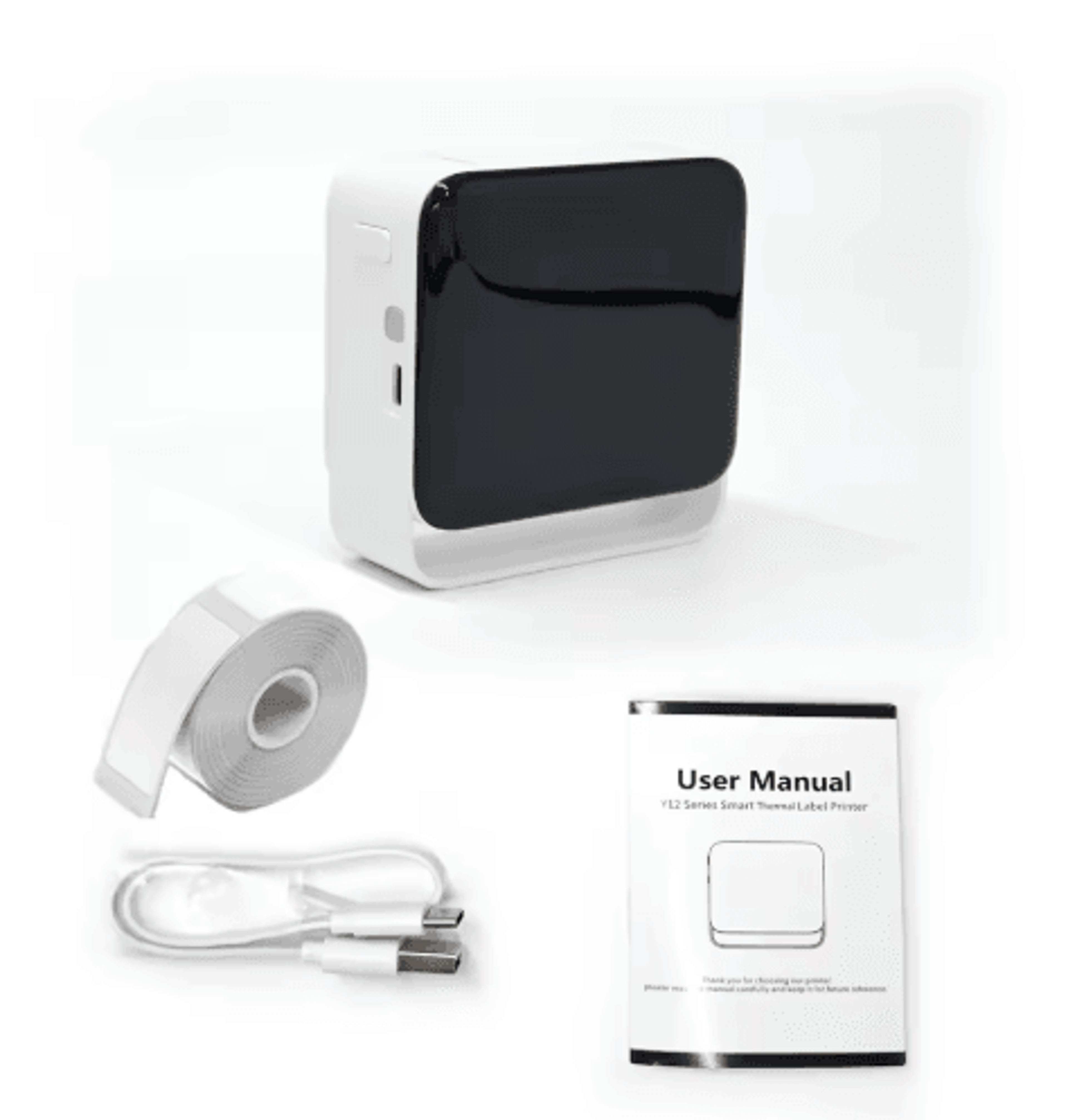 Portable Wireless Mini Label Maker With Paper Roll  Custom Sticker Printer For Home  Office 9