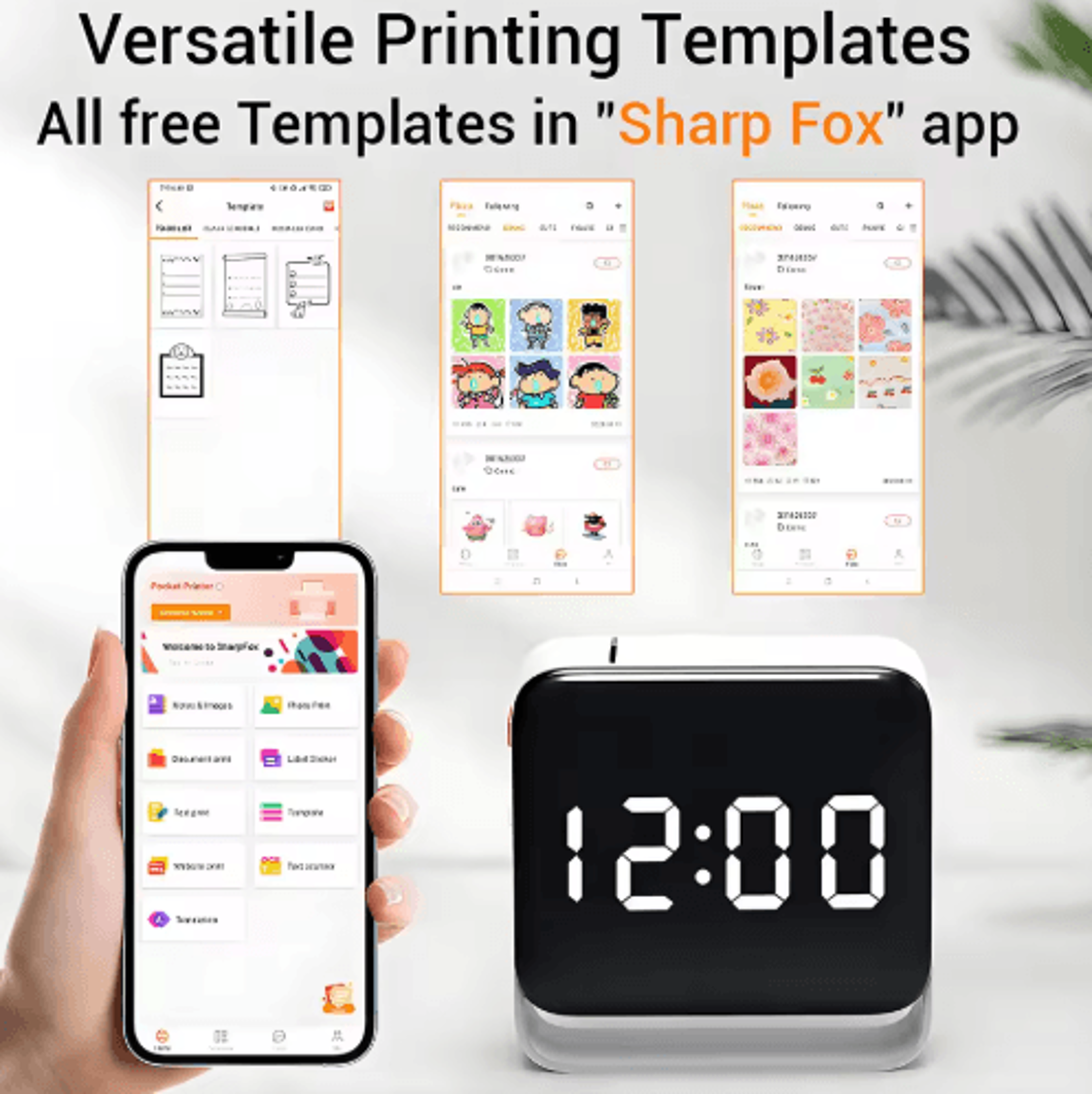 Portable Wireless Mini Label Maker With Paper Roll  Custom Sticker Printer For Home  Office 14