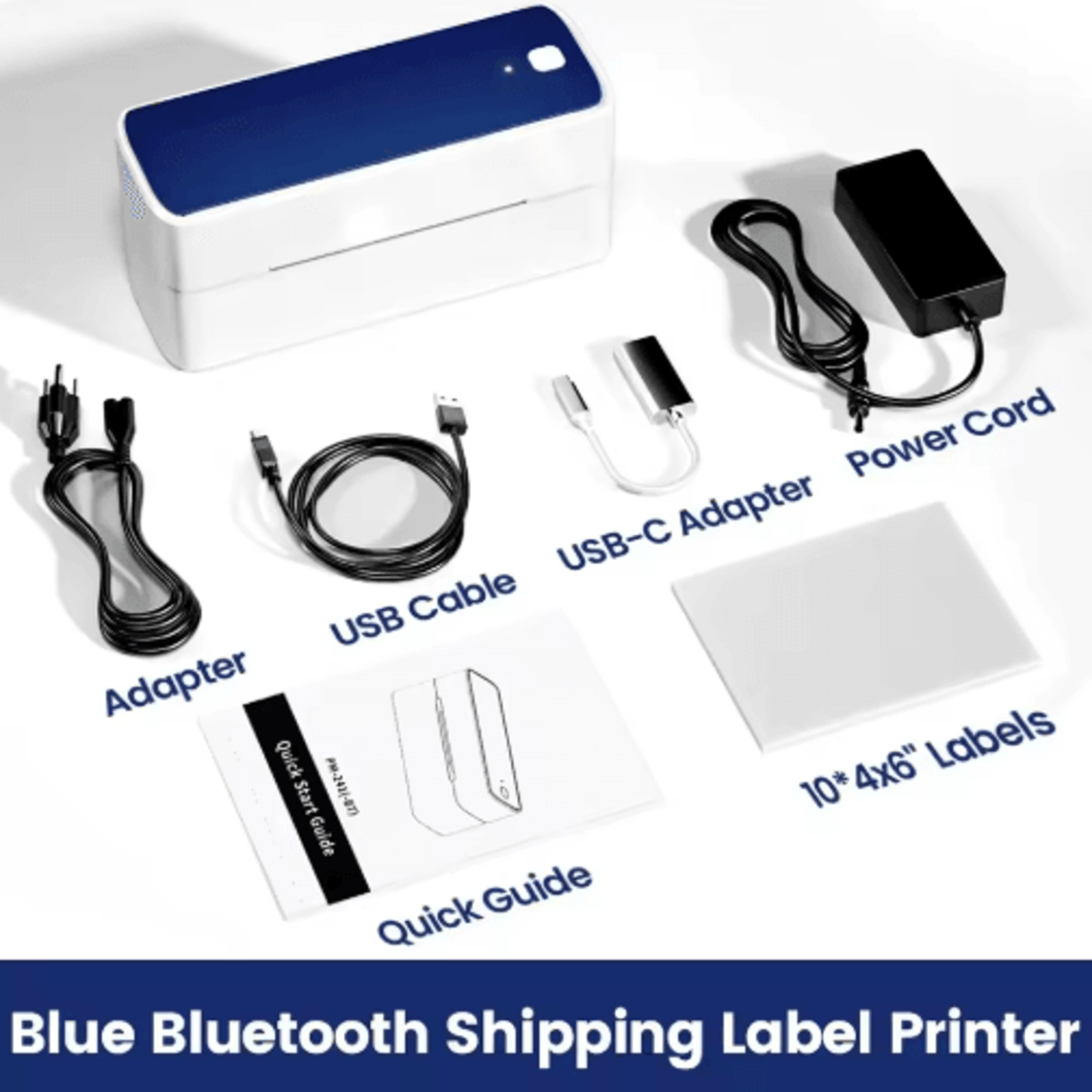 Bluetooth 4x6 Thermal Shipping Label Printer  Wireless Label Maker For Small Businesses 3
